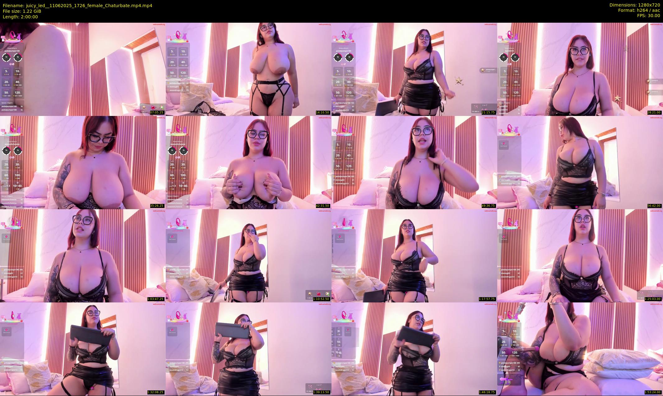 juicy_led_ — 120 minute Chaturbate female cam show recording, 720p, Jun 11, 2025