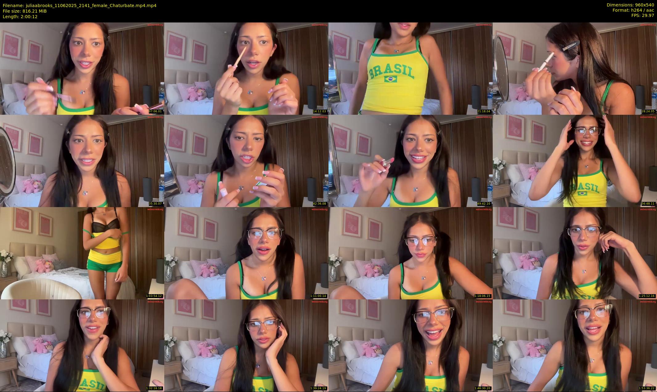 juliaabrooks — 121 minute Chaturbate female cam show recording, 480p, Jun 11, 2025