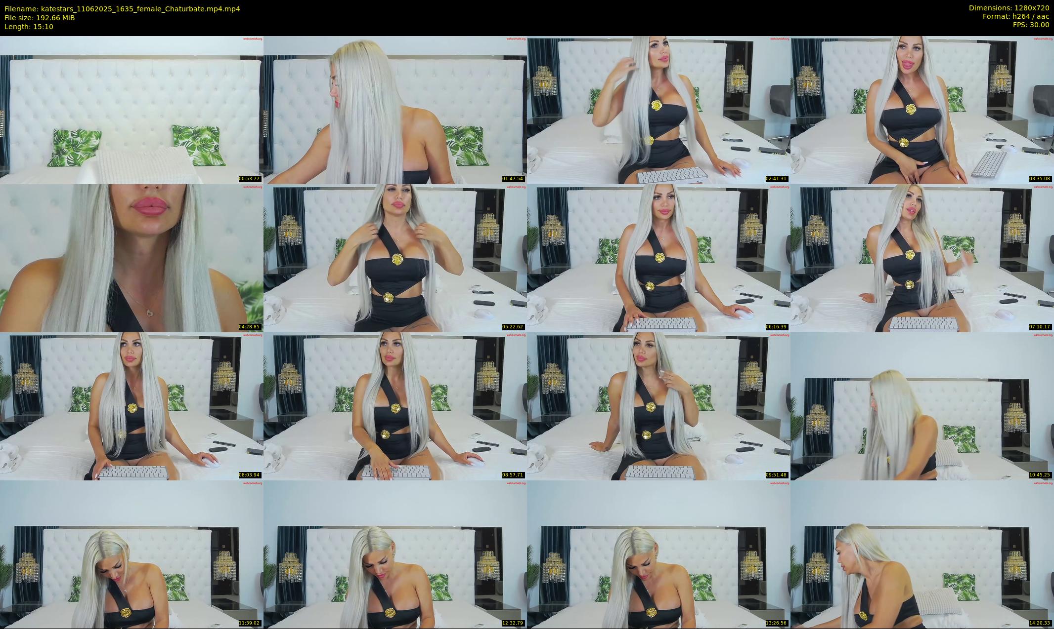katestars — 16 minute Chaturbate female cam show recording, 720p, Jun 11, 2025