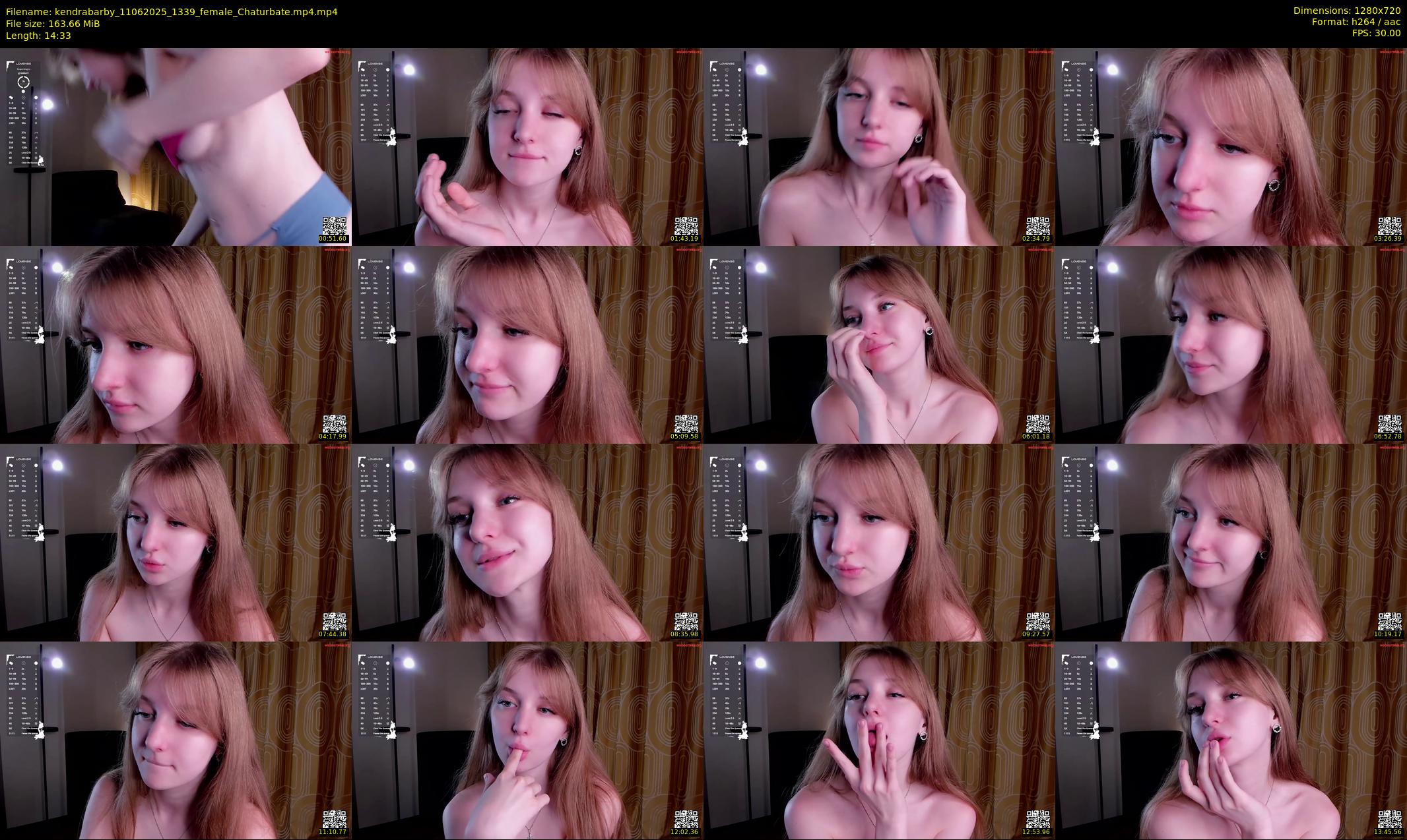 kendrabarby — 15 minute Chaturbate female cam show recording, 720p, Jun 11, 2025