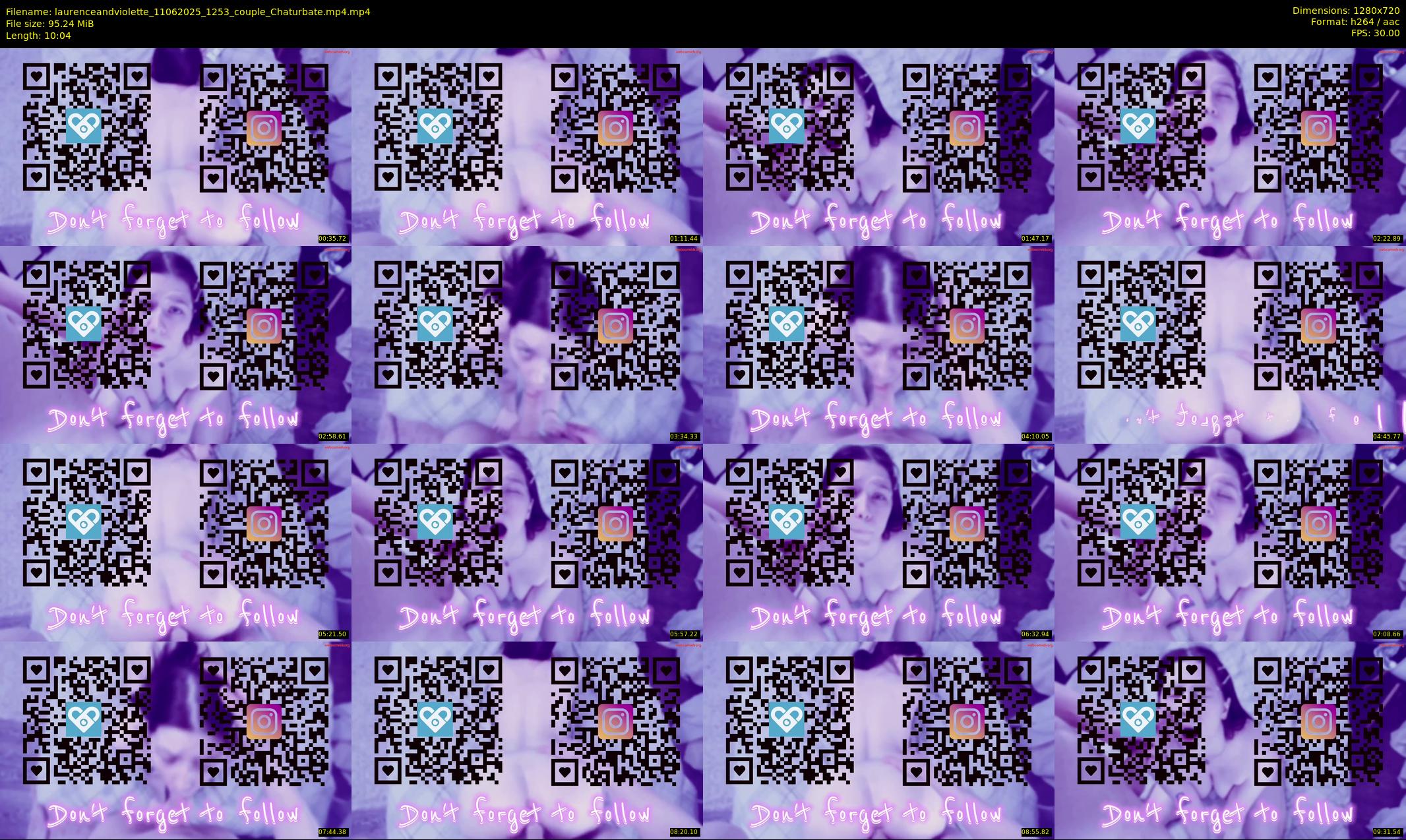 laurenceandviolette — 11 minute Chaturbate couple cam show recording, 720p, Jun 11, 2025