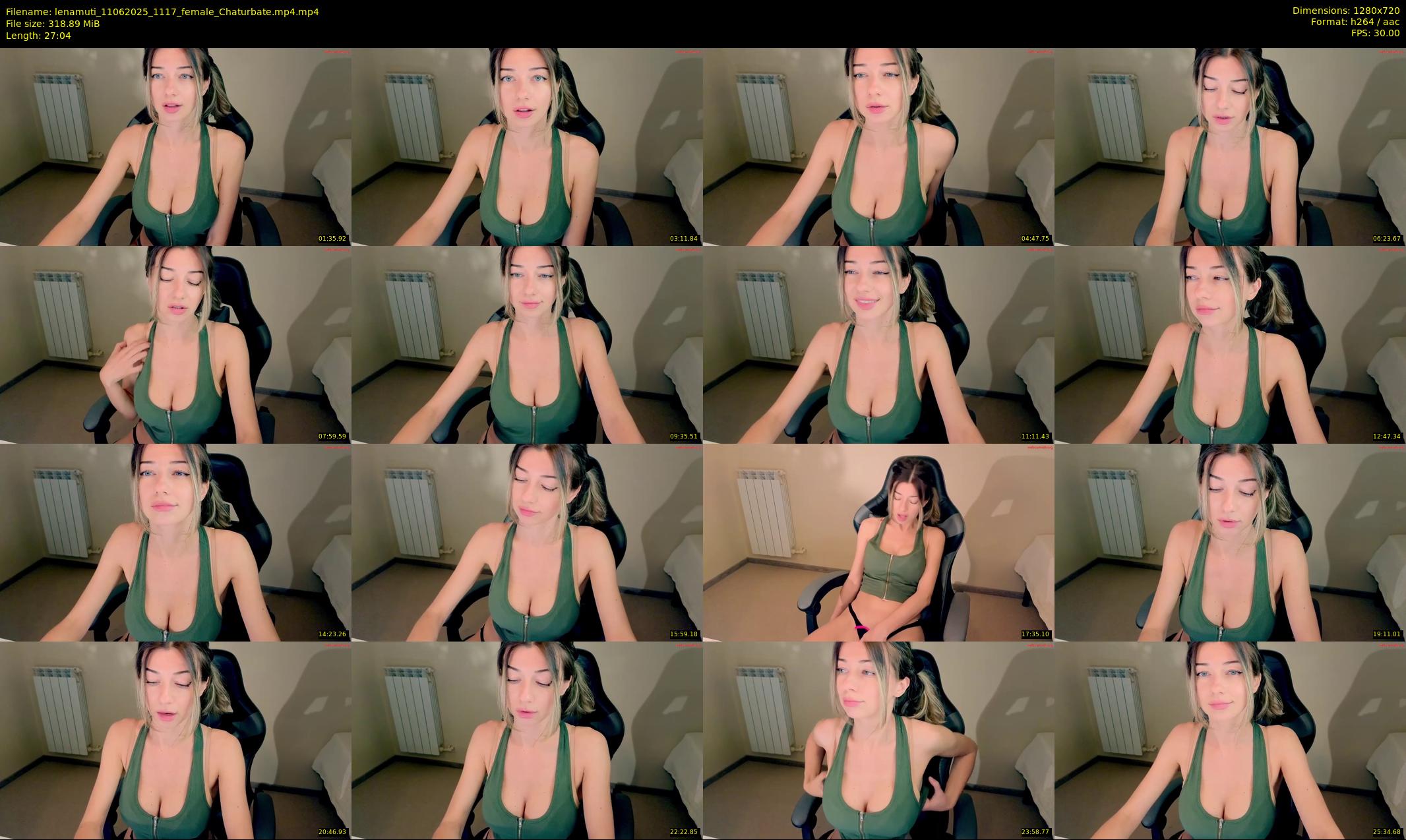 lenamuti — 28 minute Chaturbate female cam show recording, 720p, Jun 11, 2025