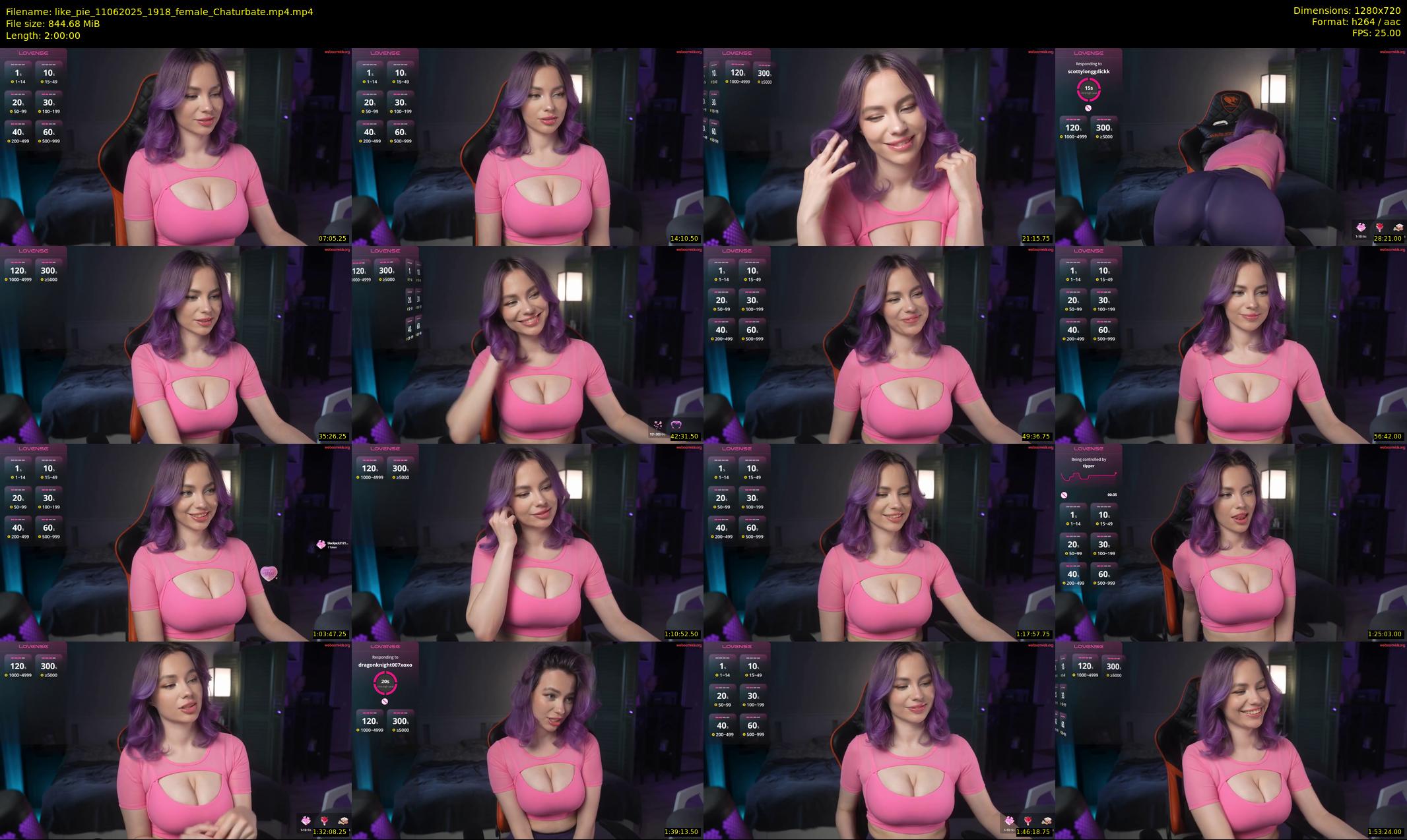 like_pie — 120 minute Chaturbate couple cam show recording, 720p, Jun 11, 2025