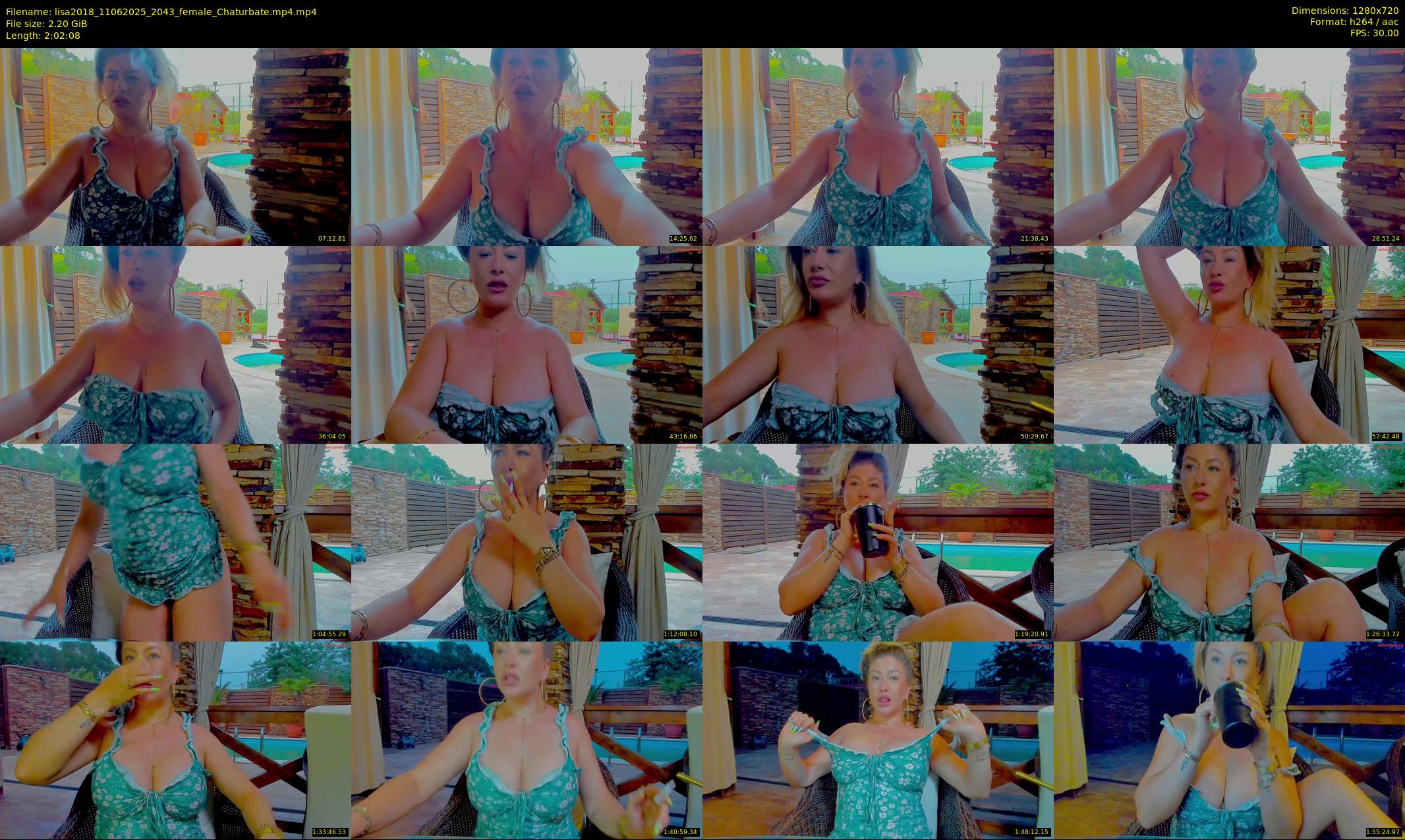 lisa2018 — 123 minute Chaturbate female cam show recording, 720p, Jun 11, 2025