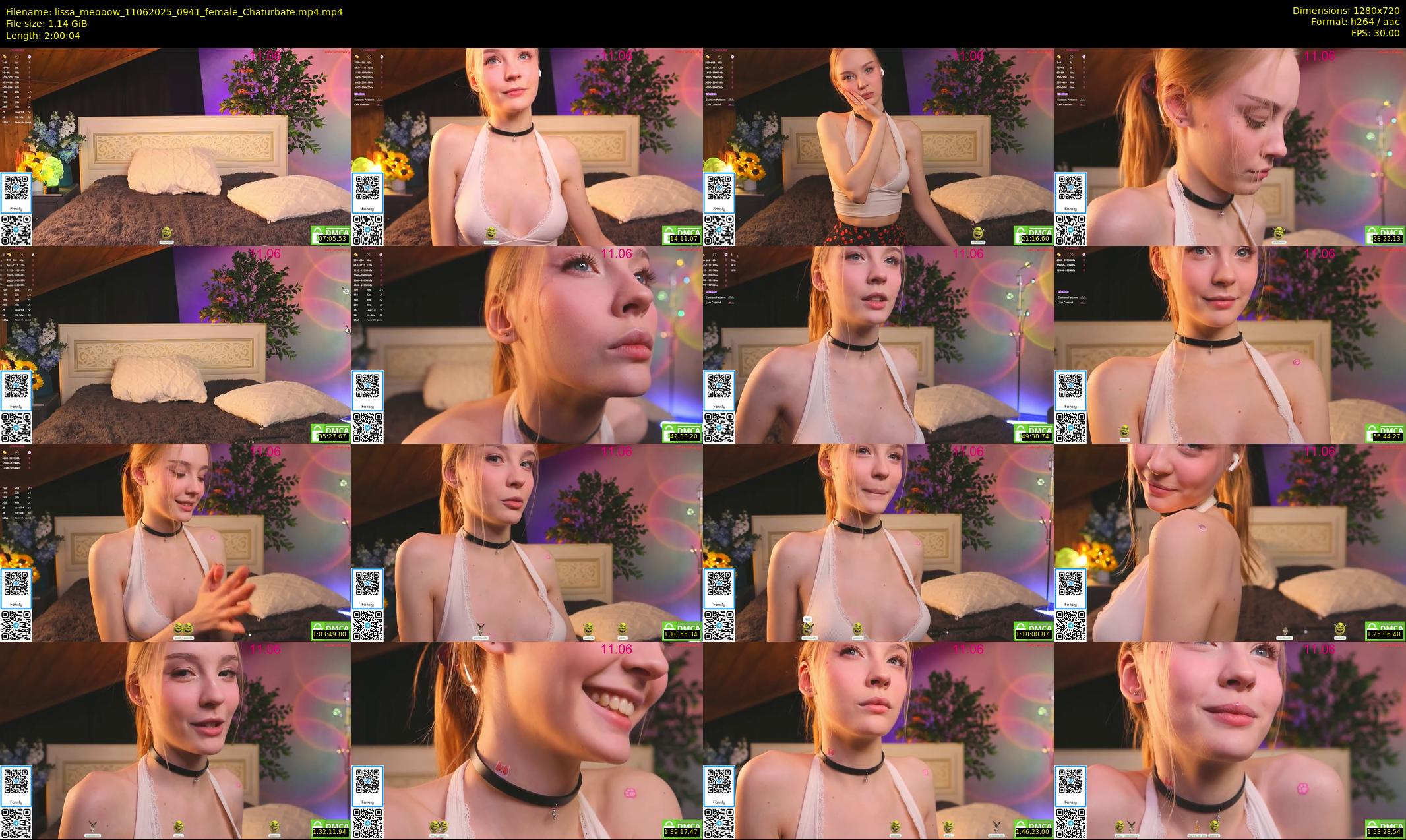 lissa_meooow — 121 minute Chaturbate female cam show recording, 720p, Jun 11, 2025
