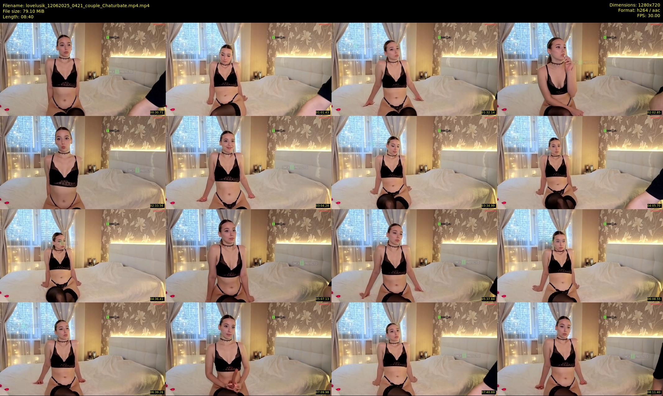 lovelusik — 9 minute Chaturbate couple cam show recording, 720p, Jun 12, 2025