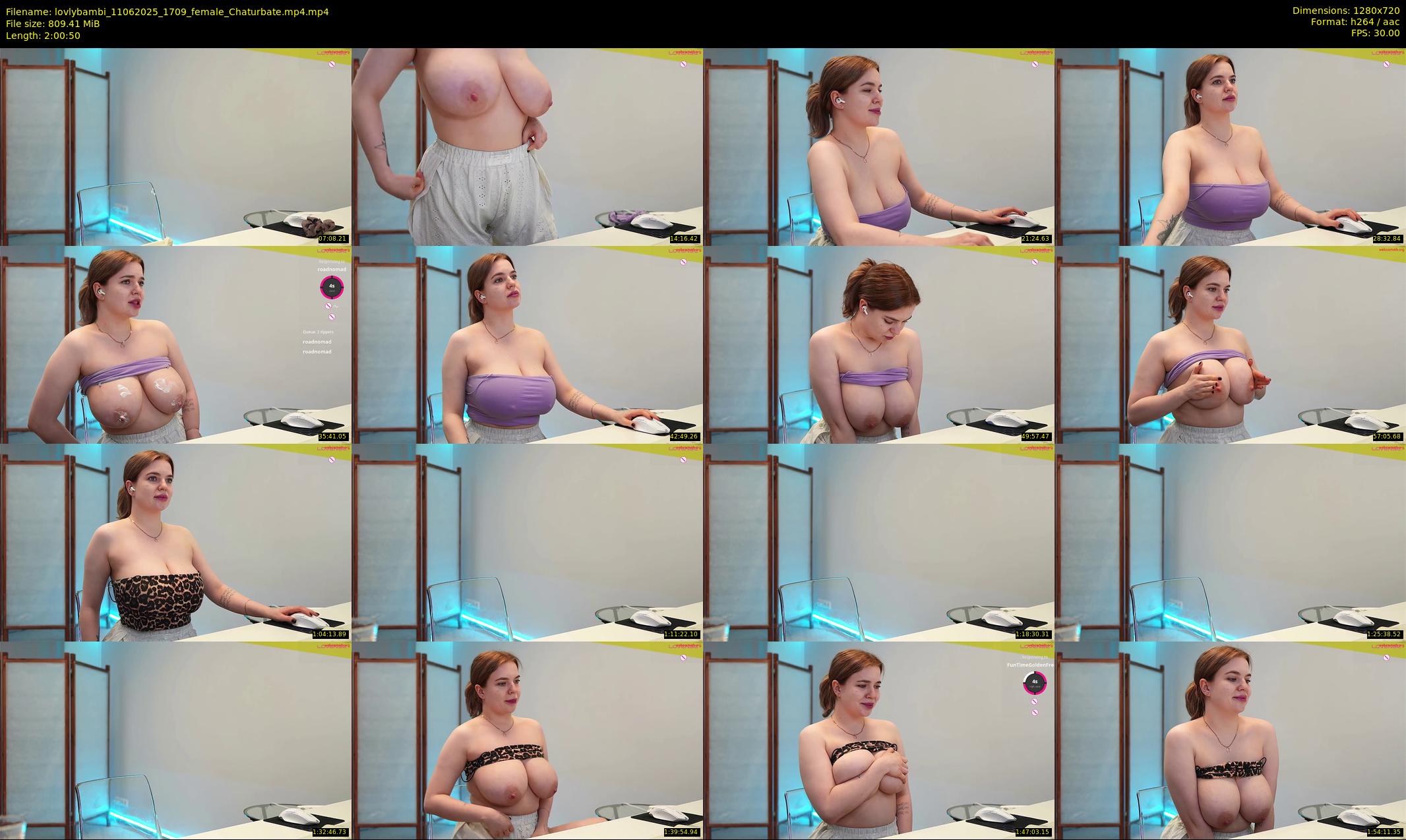 lovlybambi — 121 minute Chaturbate female cam show recording, 720p, Jun 11, 2025