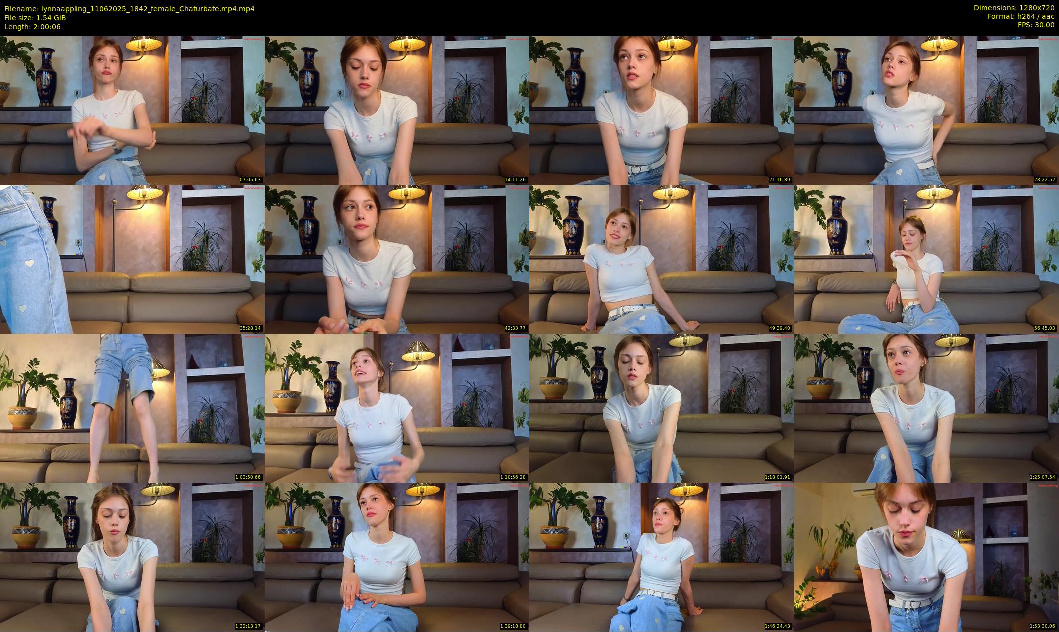 lynnaappling — 121 minute Chaturbate female cam show recording, 720p, Jun 11, 2025