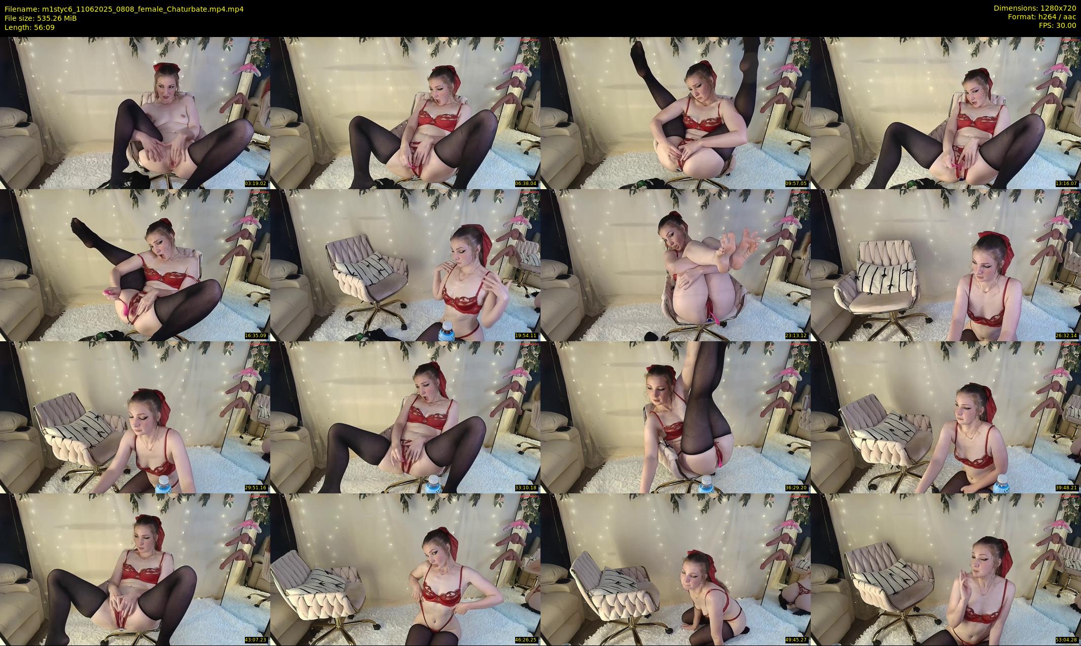 m1styc6 — 57 minute Chaturbate female cam show recording, 720p, Jun 11, 2025