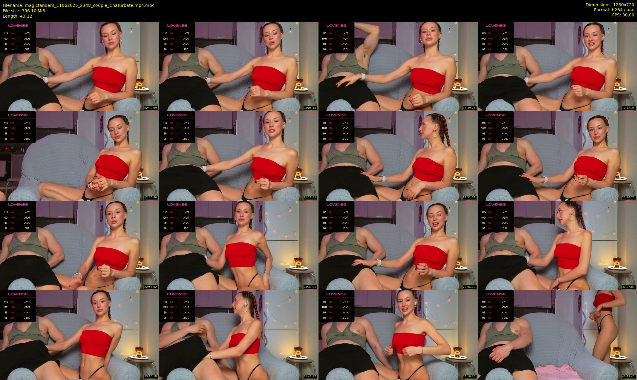 magictandem — 44 minute Chaturbate couple cam show recording, 720p, Jun 11, 2025