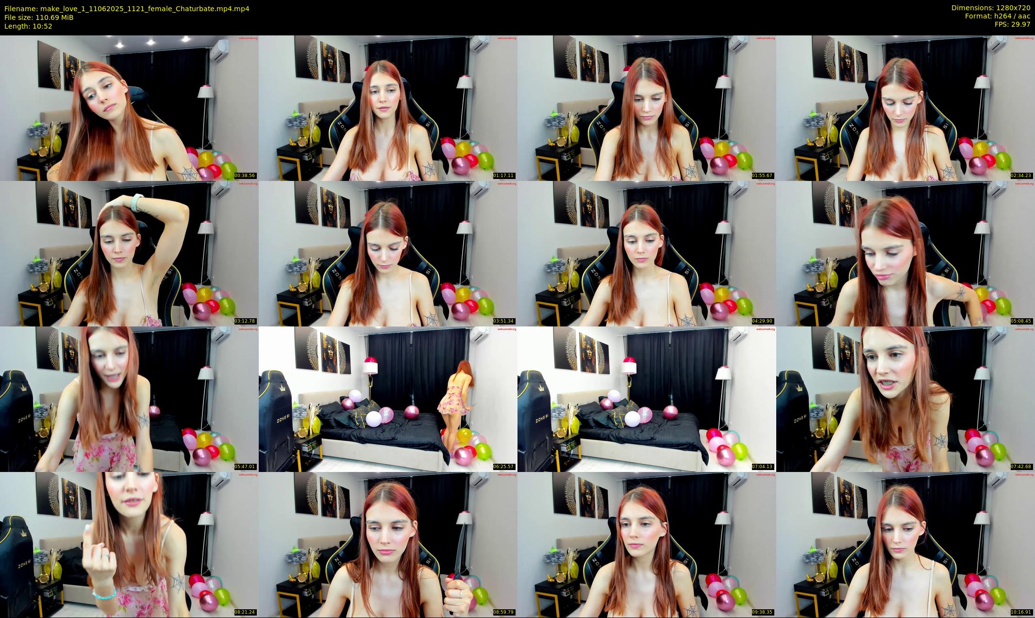 make_love_1 — 11 minute Chaturbate female cam show recording, 720p, Jun 11, 2025