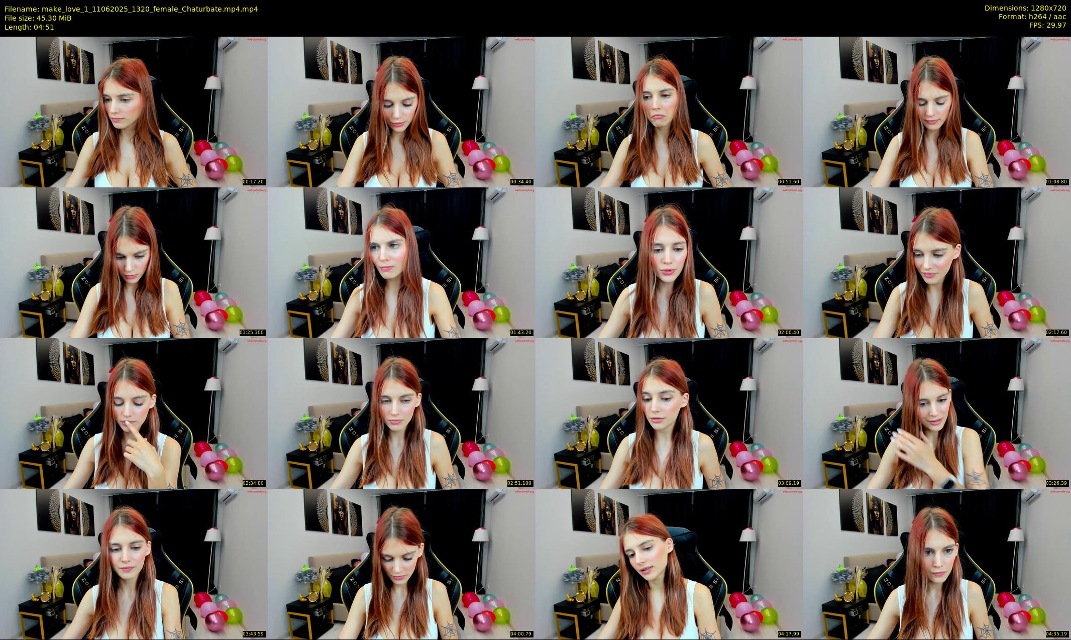 make_love_1 — 5 minute Chaturbate female cam show recording, 720p, Jun 11, 2025