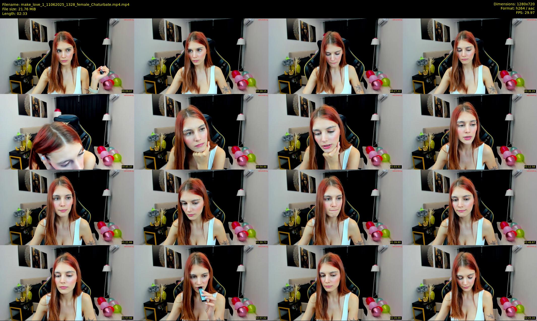 make_love_1 — 3 minute Chaturbate female cam show recording, 720p, Jun 11, 2025