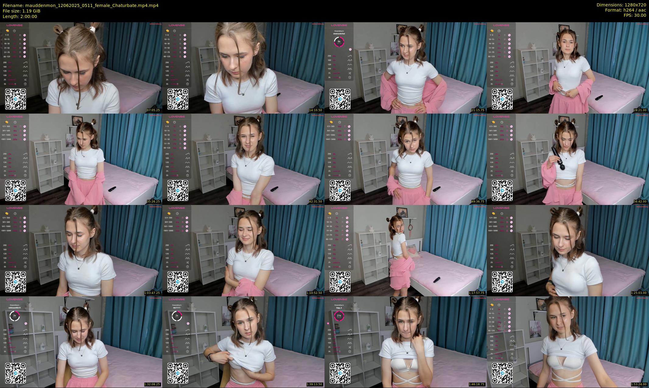 mauddenmon — 120 minute Chaturbate female cam show recording, 720p, Jun 12, 2025