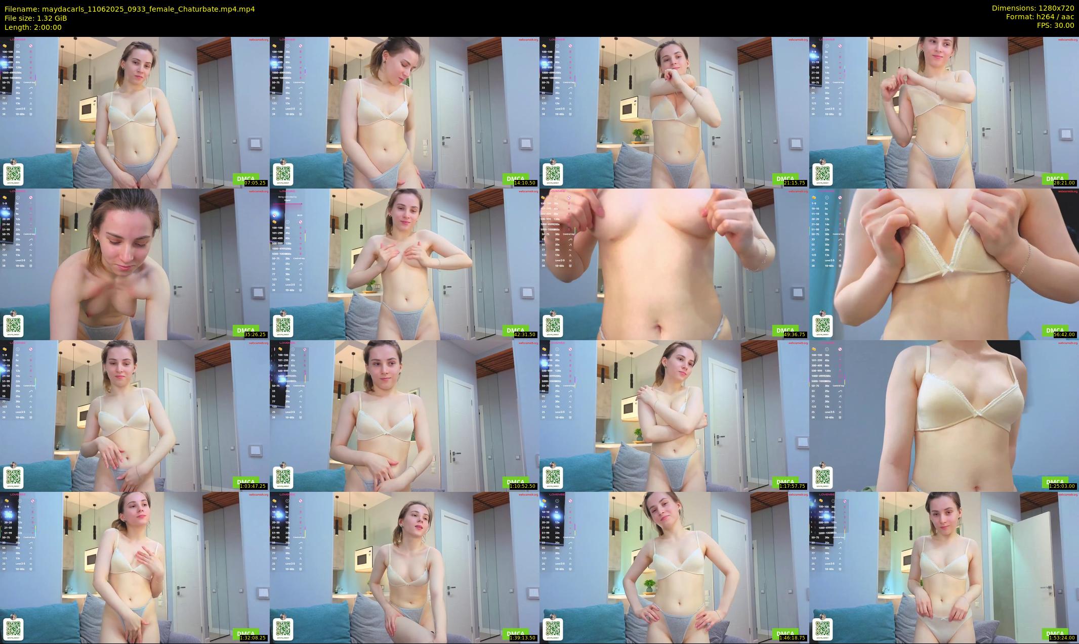maydacarls — 120 minute Chaturbate female cam show recording, 720p, Jun 11, 2025
