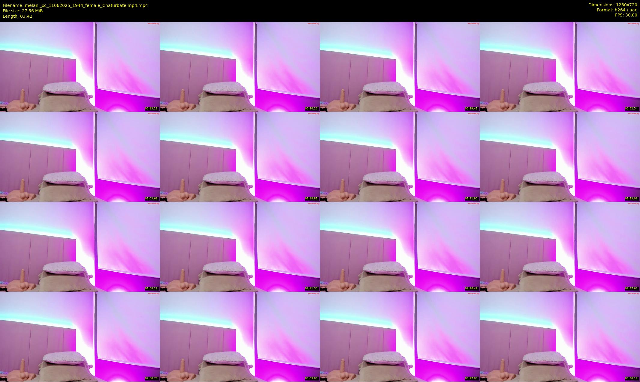 melani_xc — 4 minute Chaturbate female cam show recording, 720p, Jun 11, 2025