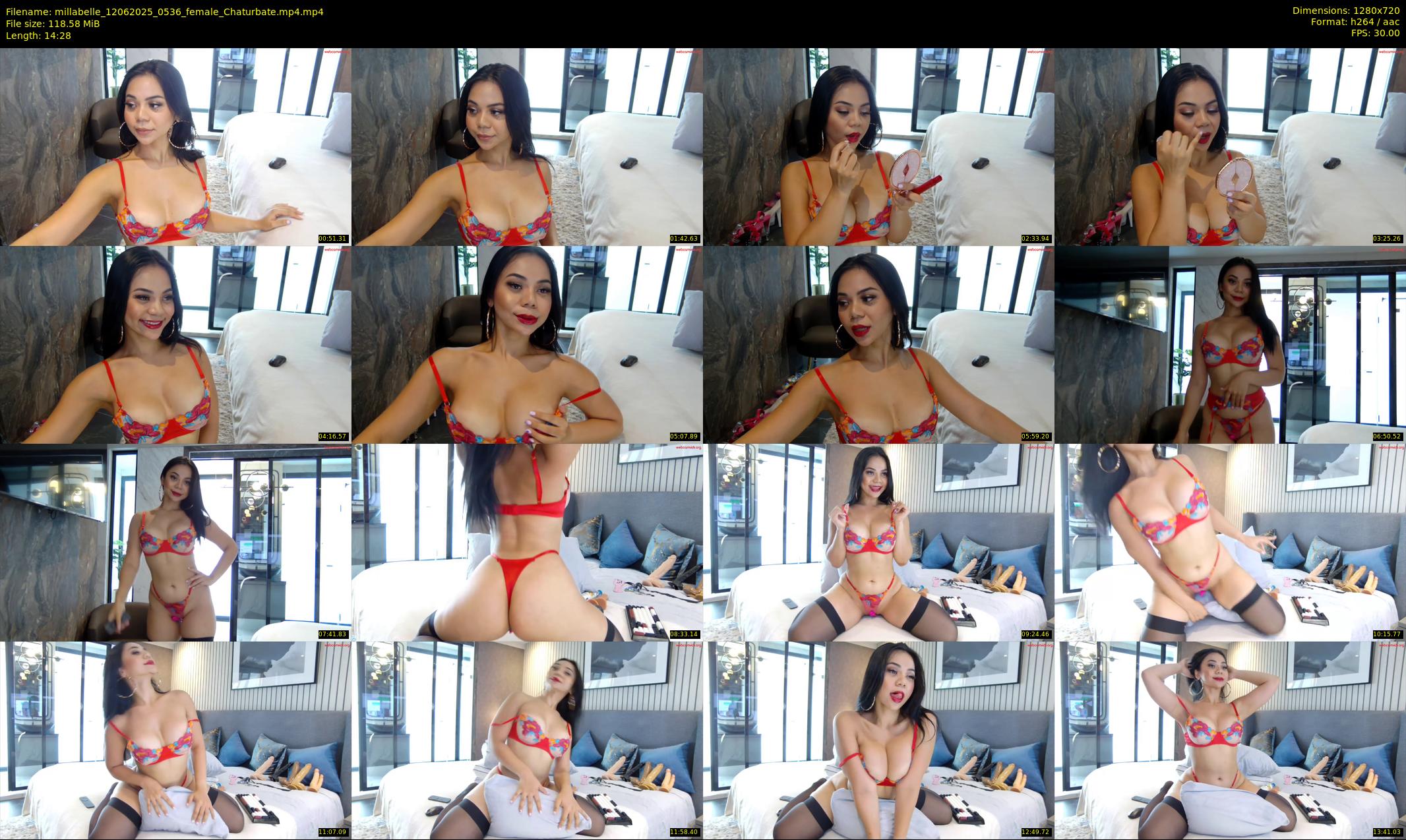 millabelle — 15 minute Chaturbate female cam show recording, 720p, Jun 12, 2025