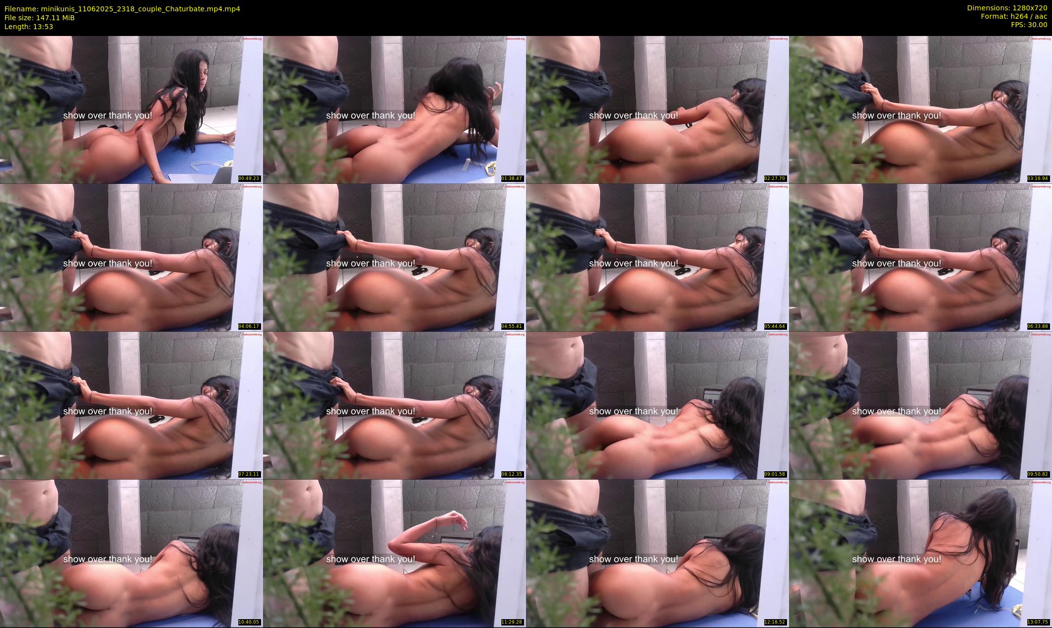 minikunis — 14 minute Chaturbate couple cam show recording, 720p, Jun 11, 2025