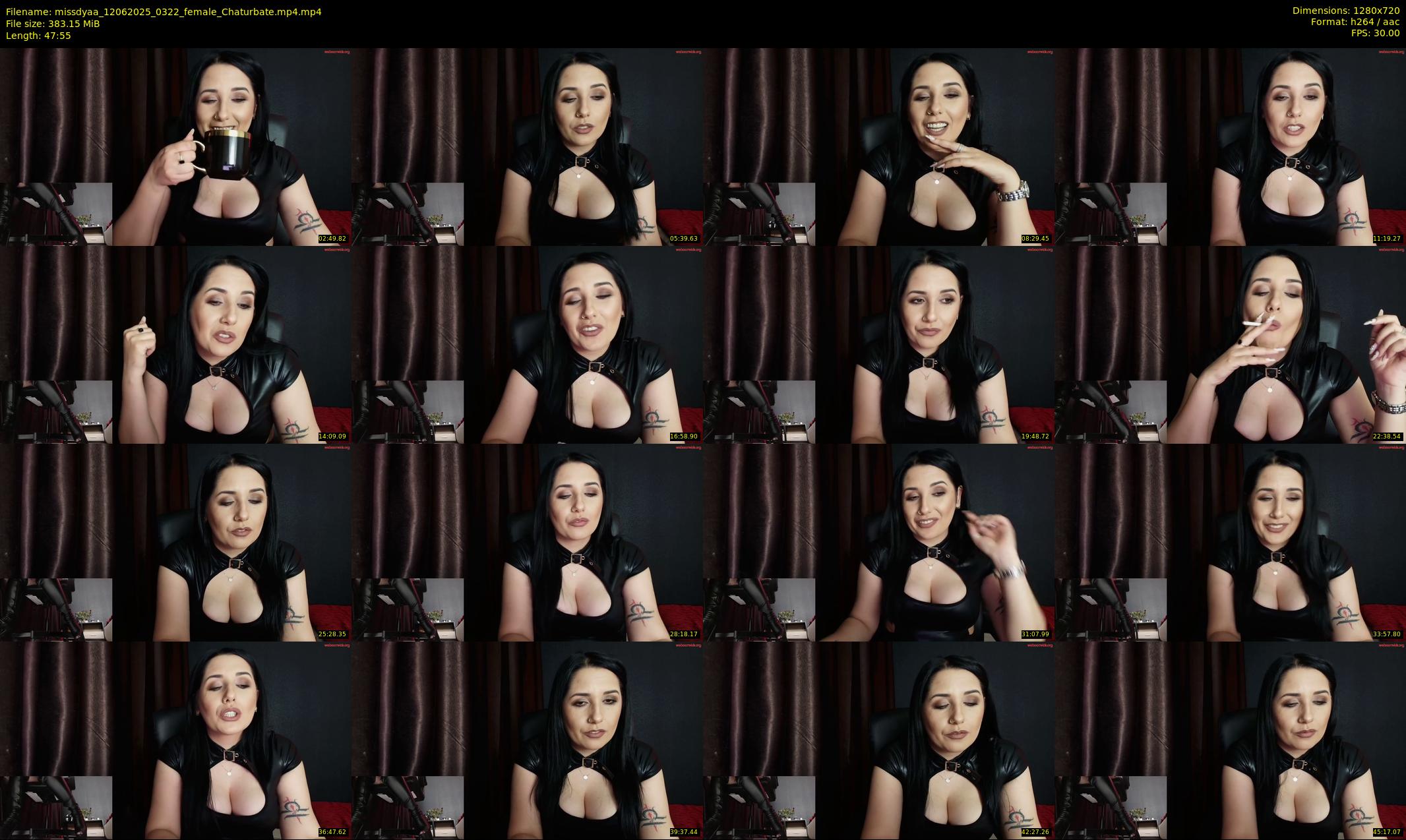 missdyaa — 48 minute Chaturbate female cam show recording, 720p, Jun 12, 2025