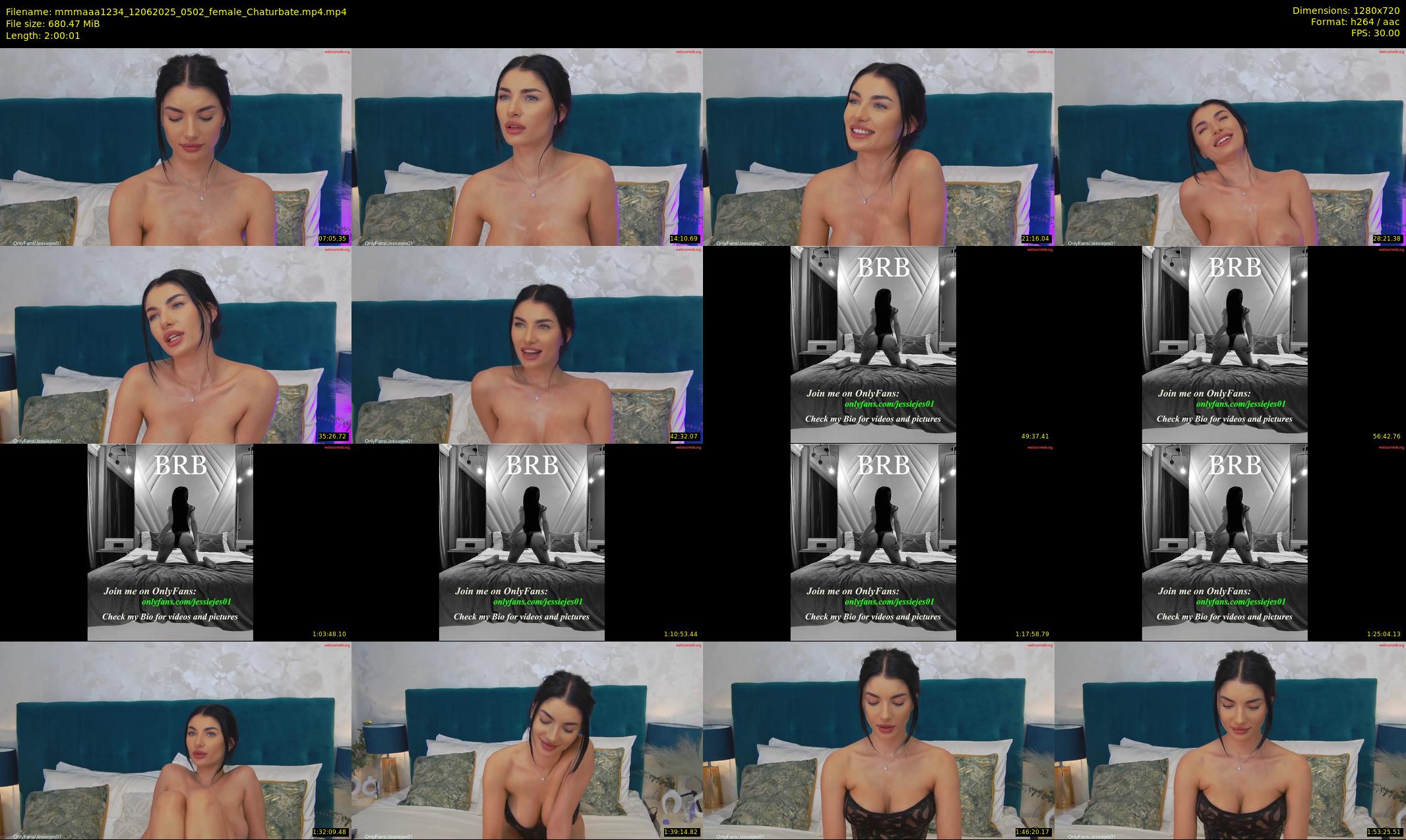 mmmaaa1234 — 121 minute Chaturbate female cam show recording, 720p, Jun 12, 2025