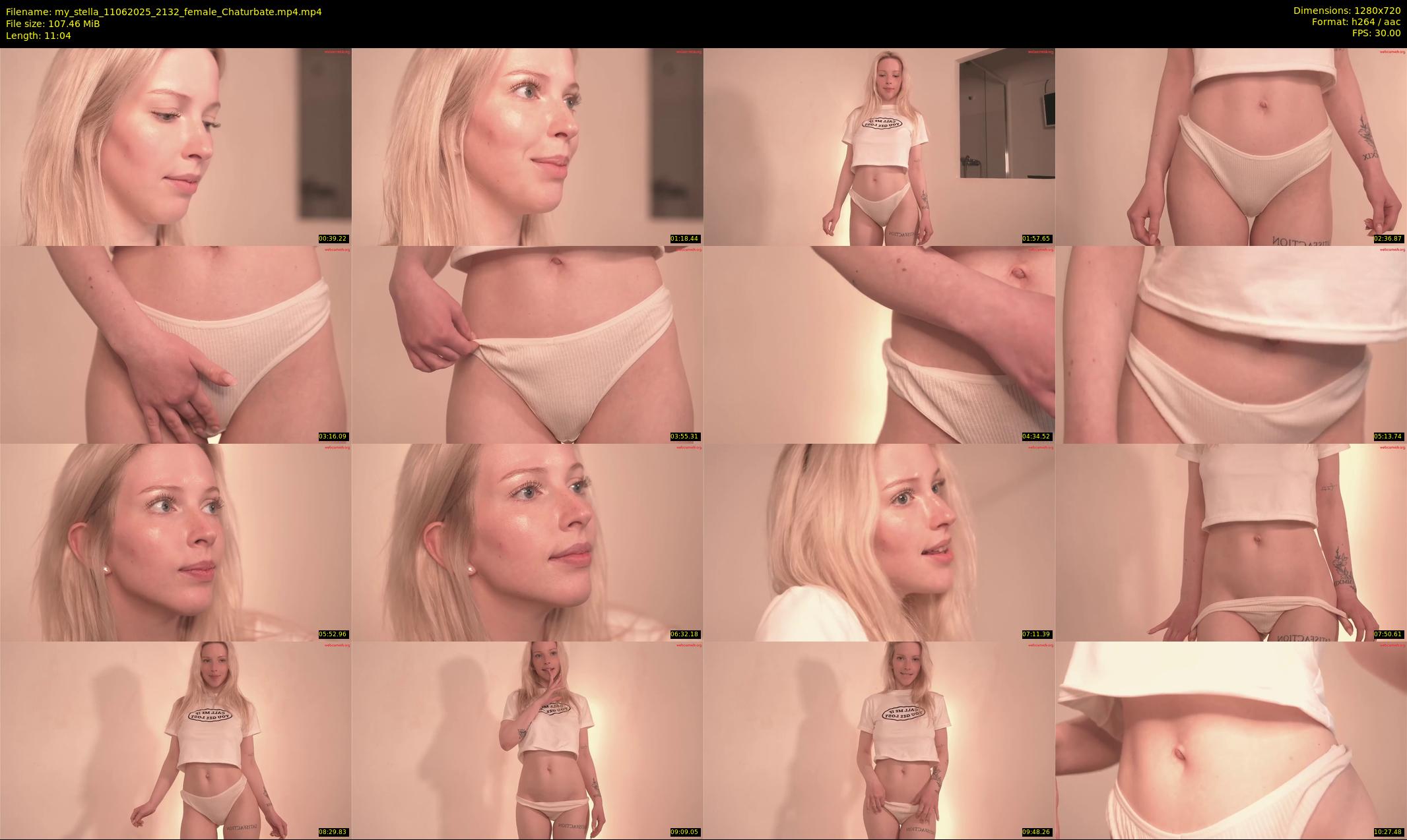 my_stella — 12 minute Chaturbate female cam show recording, 720p, Jun 11, 2025
