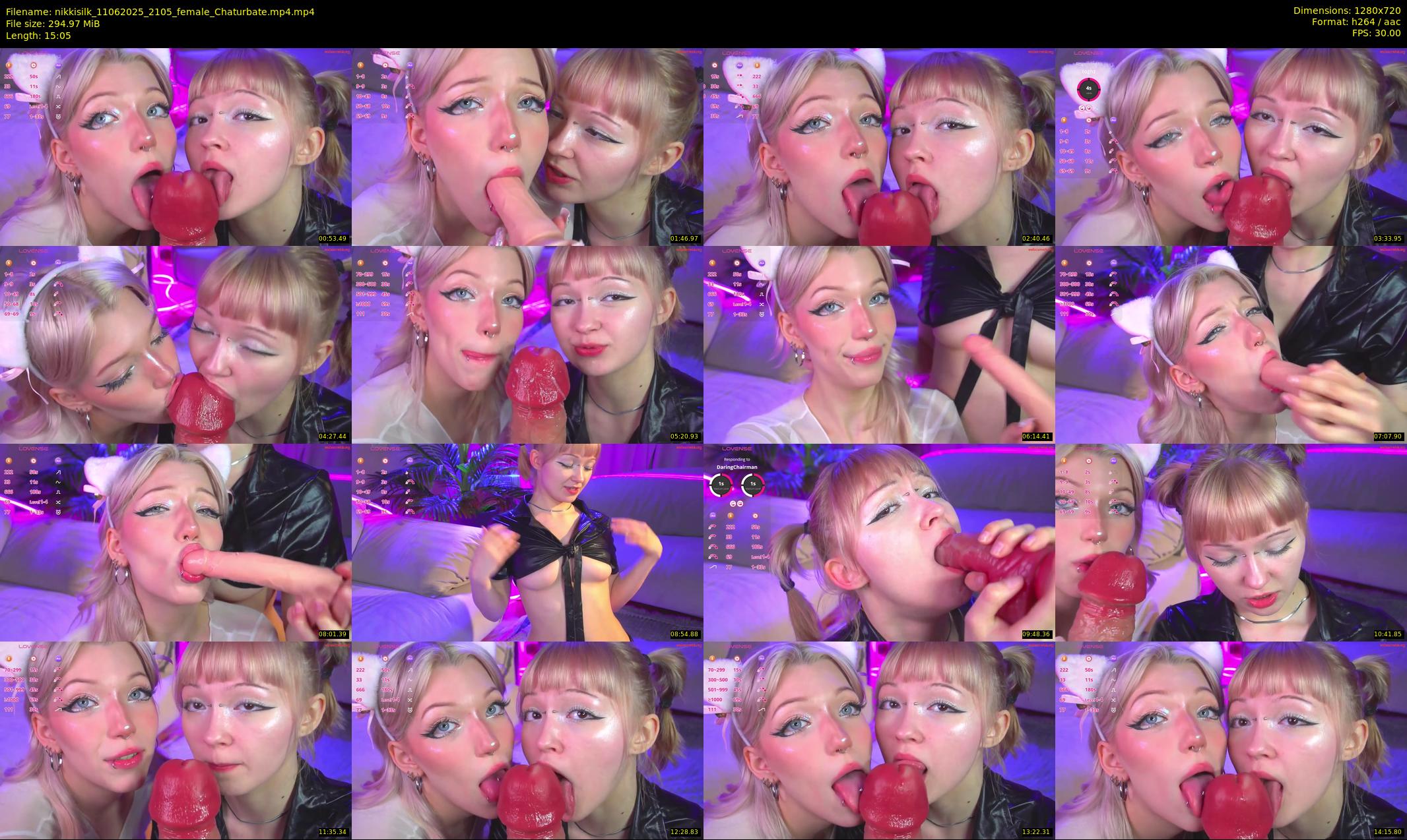 nikkisilk — 16 minute Chaturbate female cam show recording, 720p, Jun 11, 2025