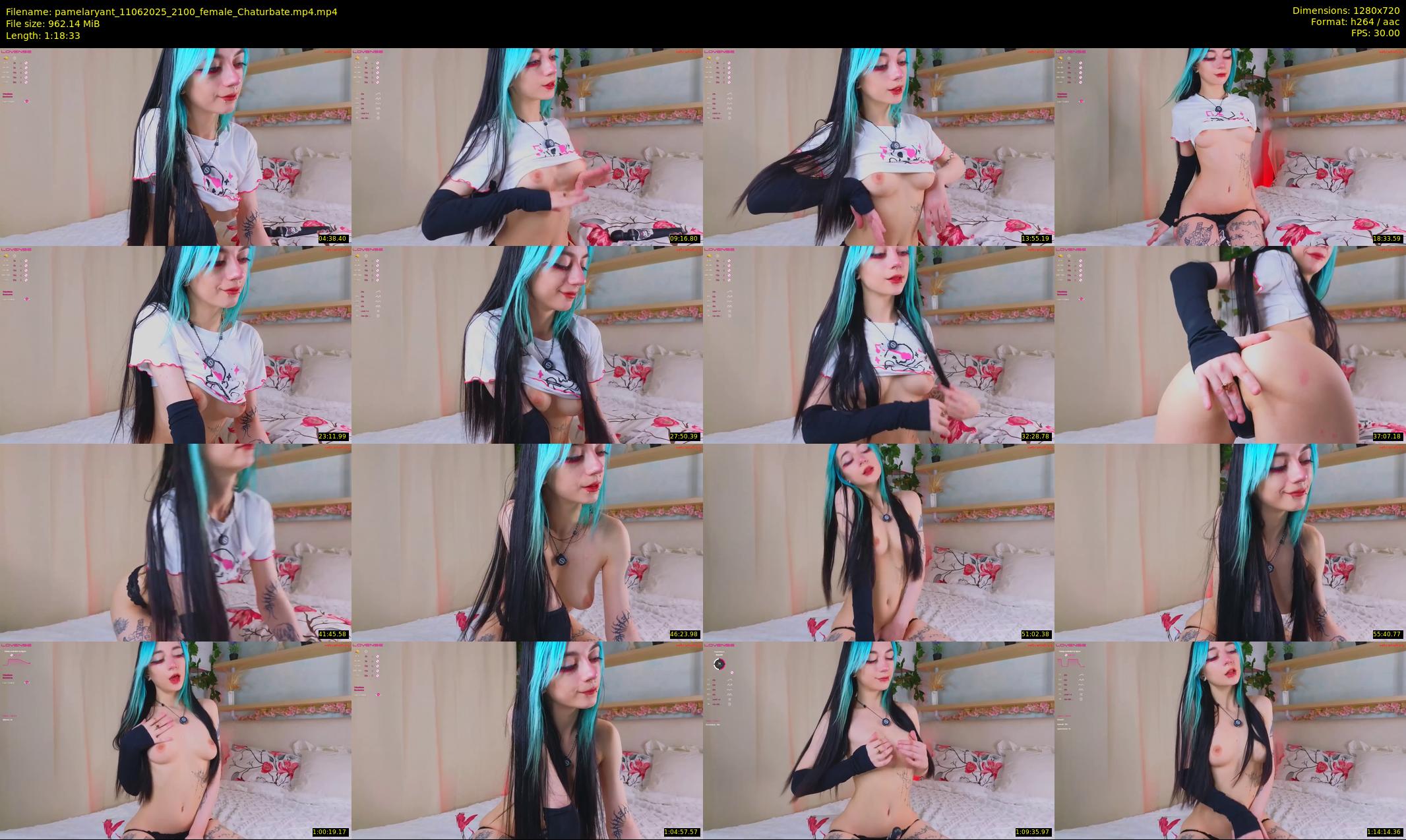 pamelaryant — 79 minute Chaturbate female cam show recording, 720p, Jun 11, 2025