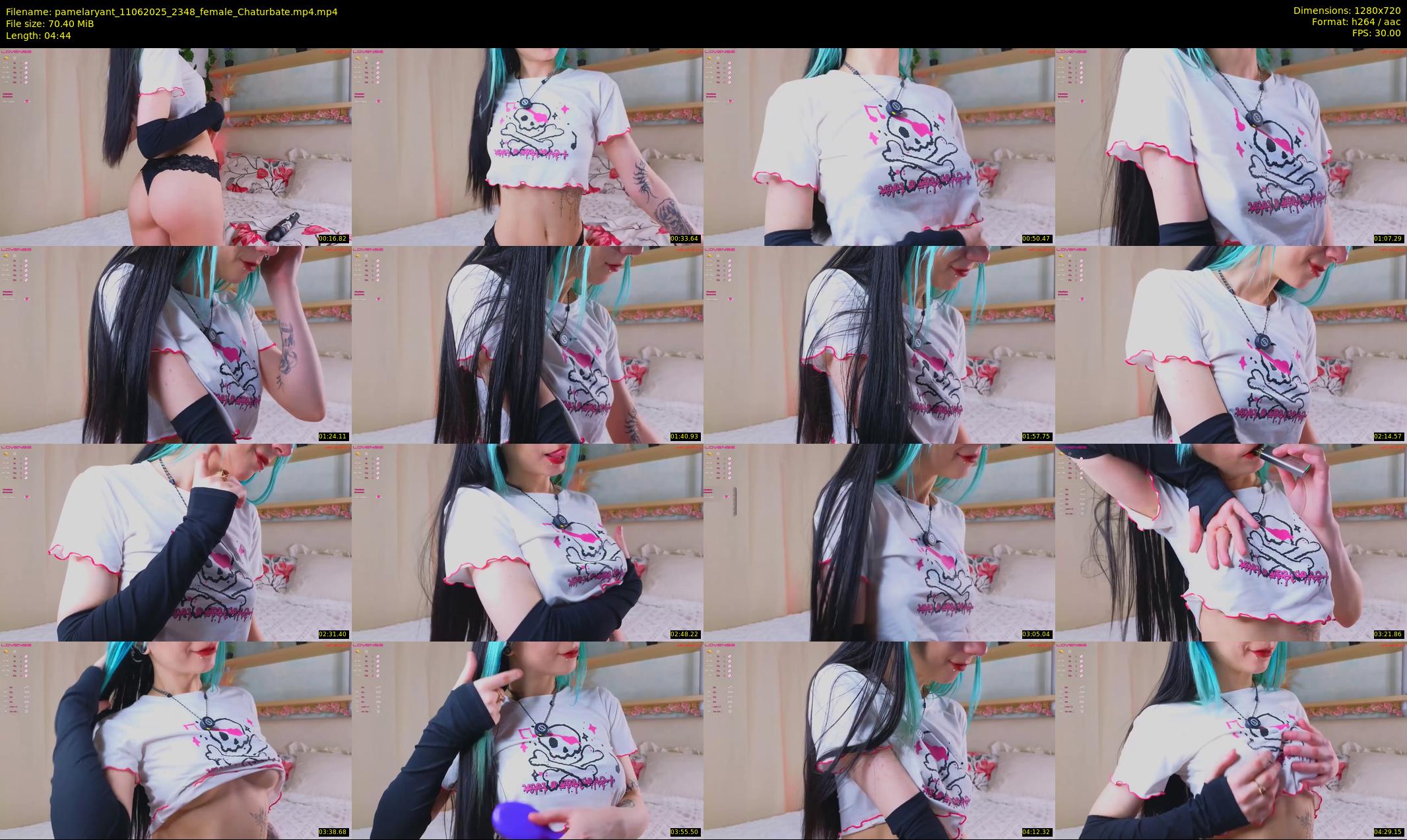 pamelaryant — 5 minute Chaturbate female cam show recording, 720p, Jun 11, 2025