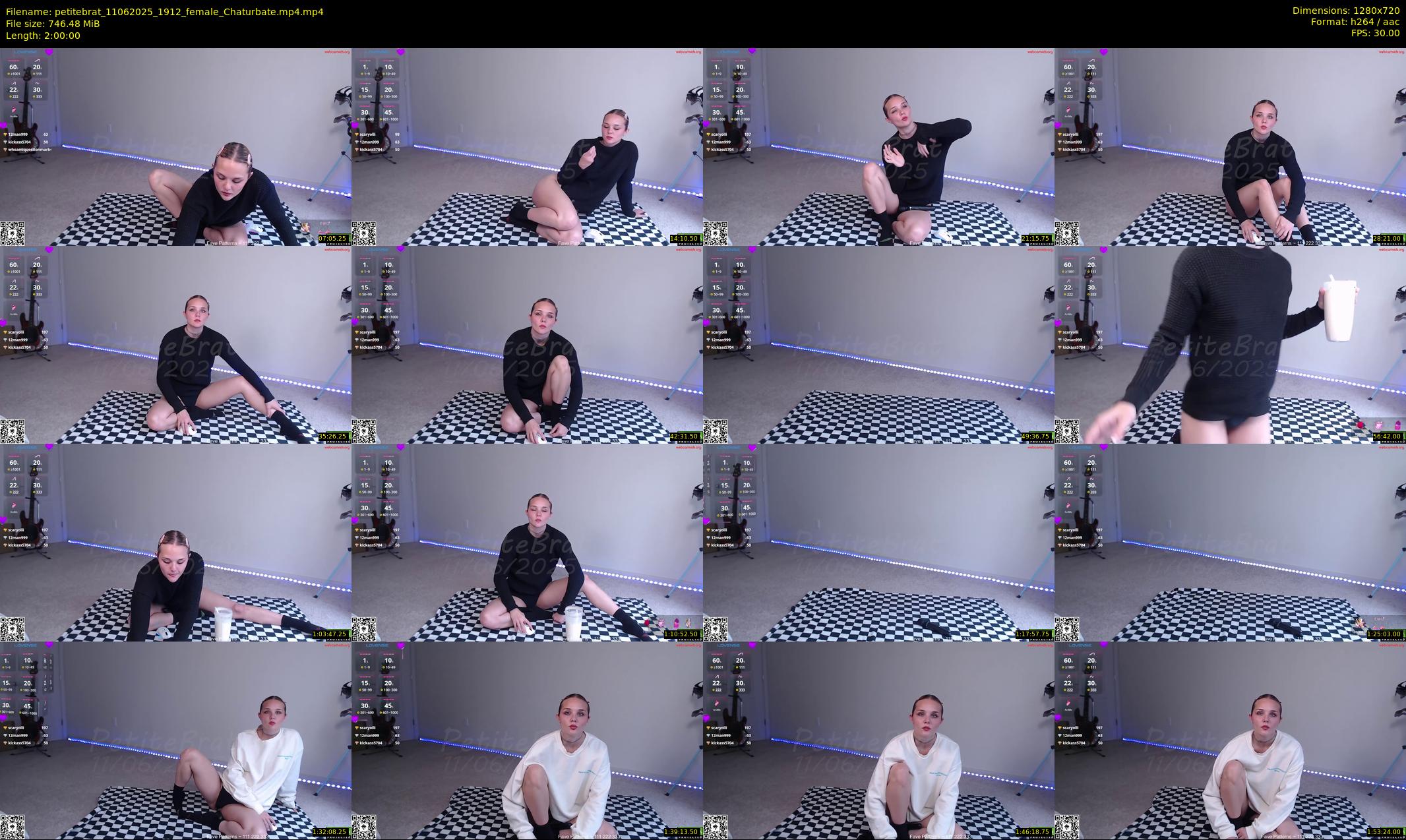 petitebrat — 120 minute Chaturbate female cam show recording, 720p, Jun 11, 2025