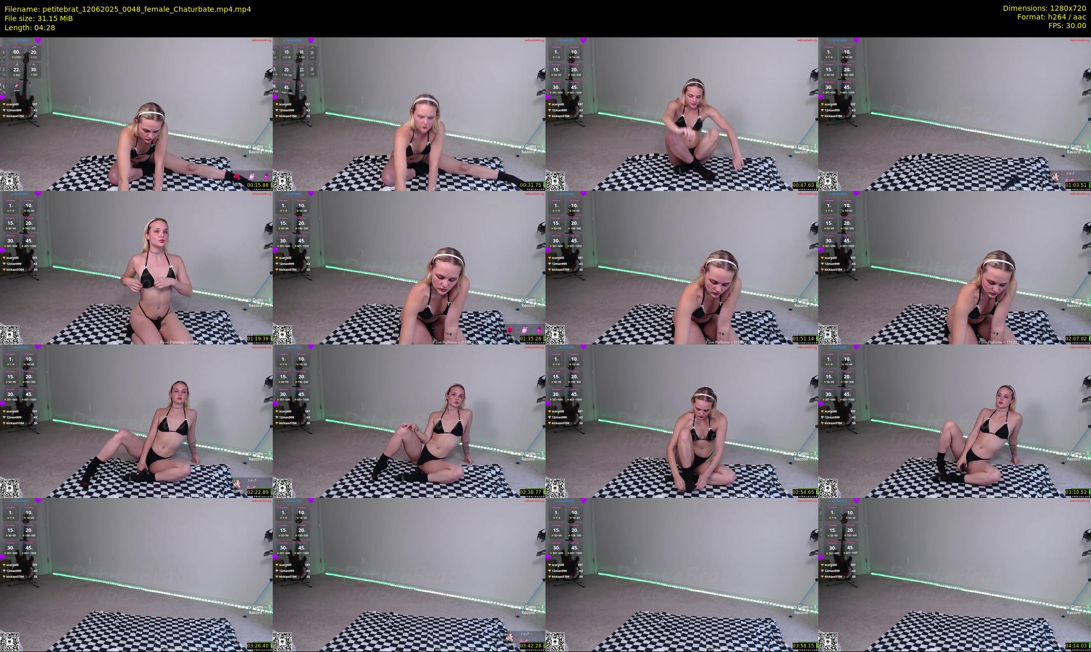petitebrat — 5 minute Chaturbate female cam show recording, 720p, Jun 12, 2025