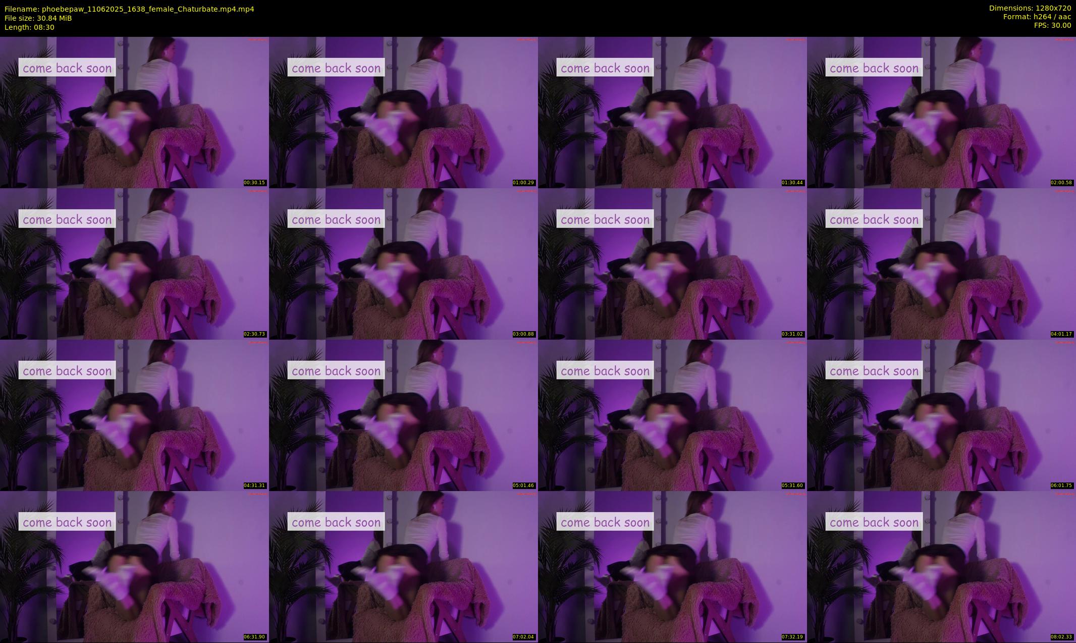 phoebepaw — 9 minute Chaturbate female cam show recording, 720p, Jun 11, 2025