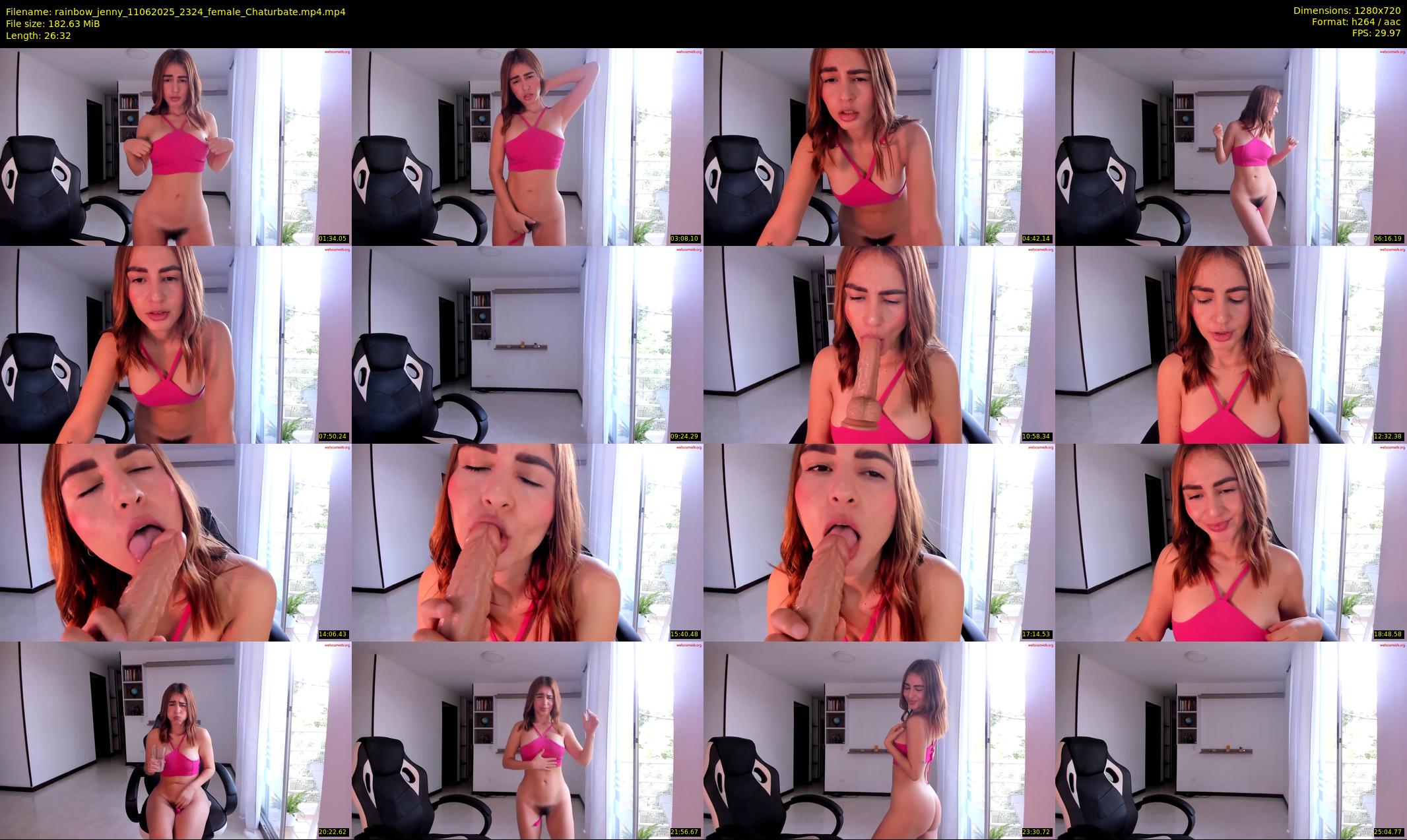 rainbow_jenny — 27 minute Chaturbate female cam show recording, 720p, Jun 11, 2025