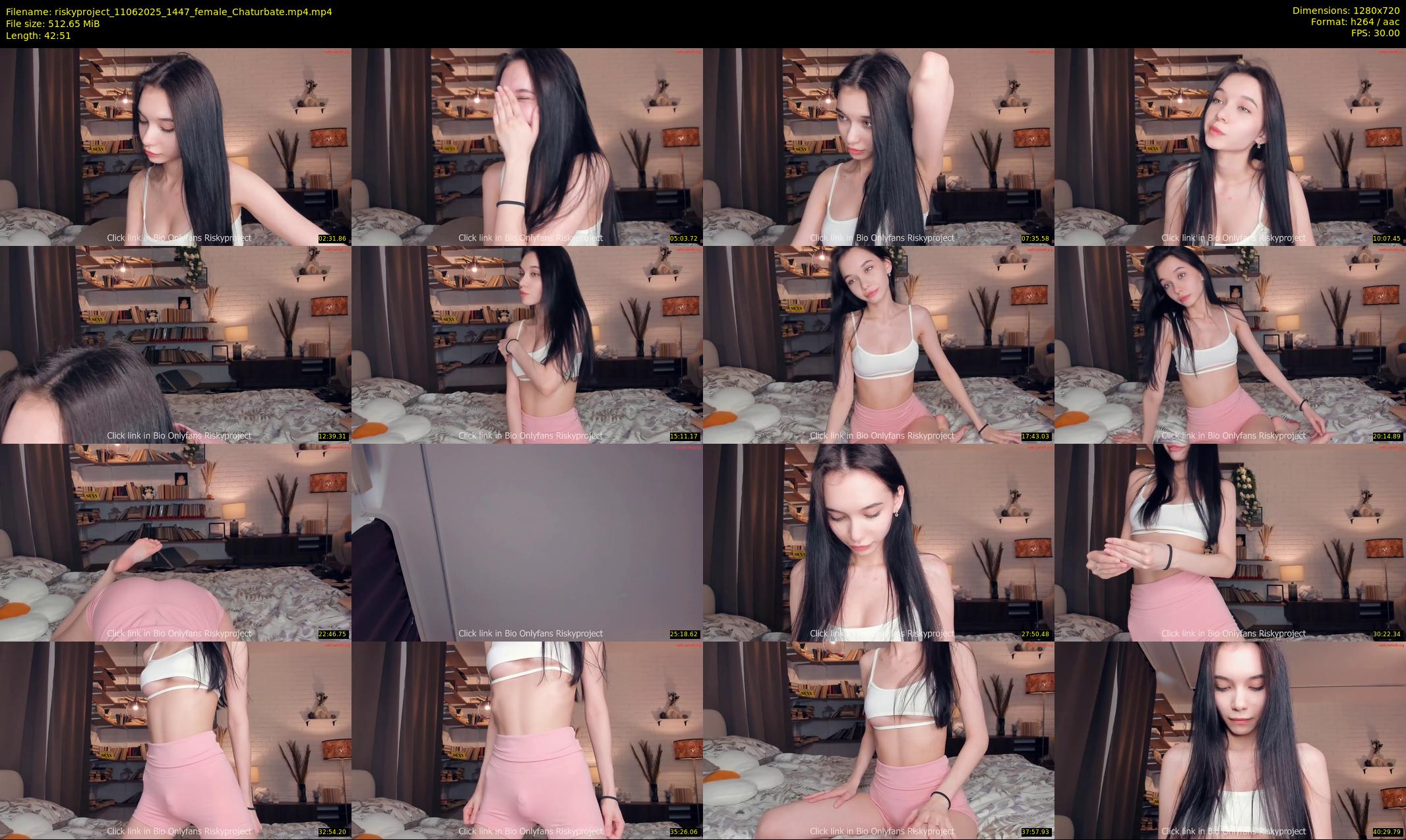 riskyproject — 43 minute Chaturbate couple cam show recording, 720p, Jun 11, 2025