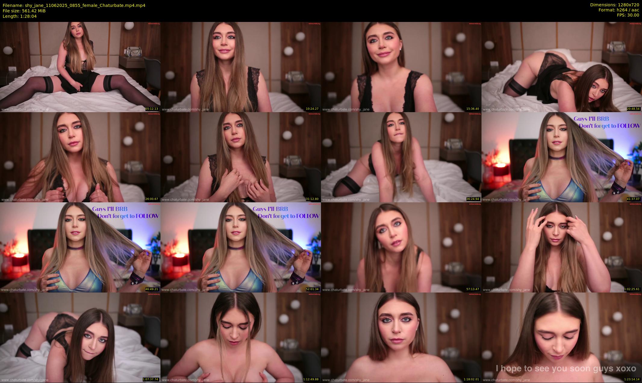 shy_jane — 89 minute Chaturbate female cam show recording, 720p, Jun 11, 2025