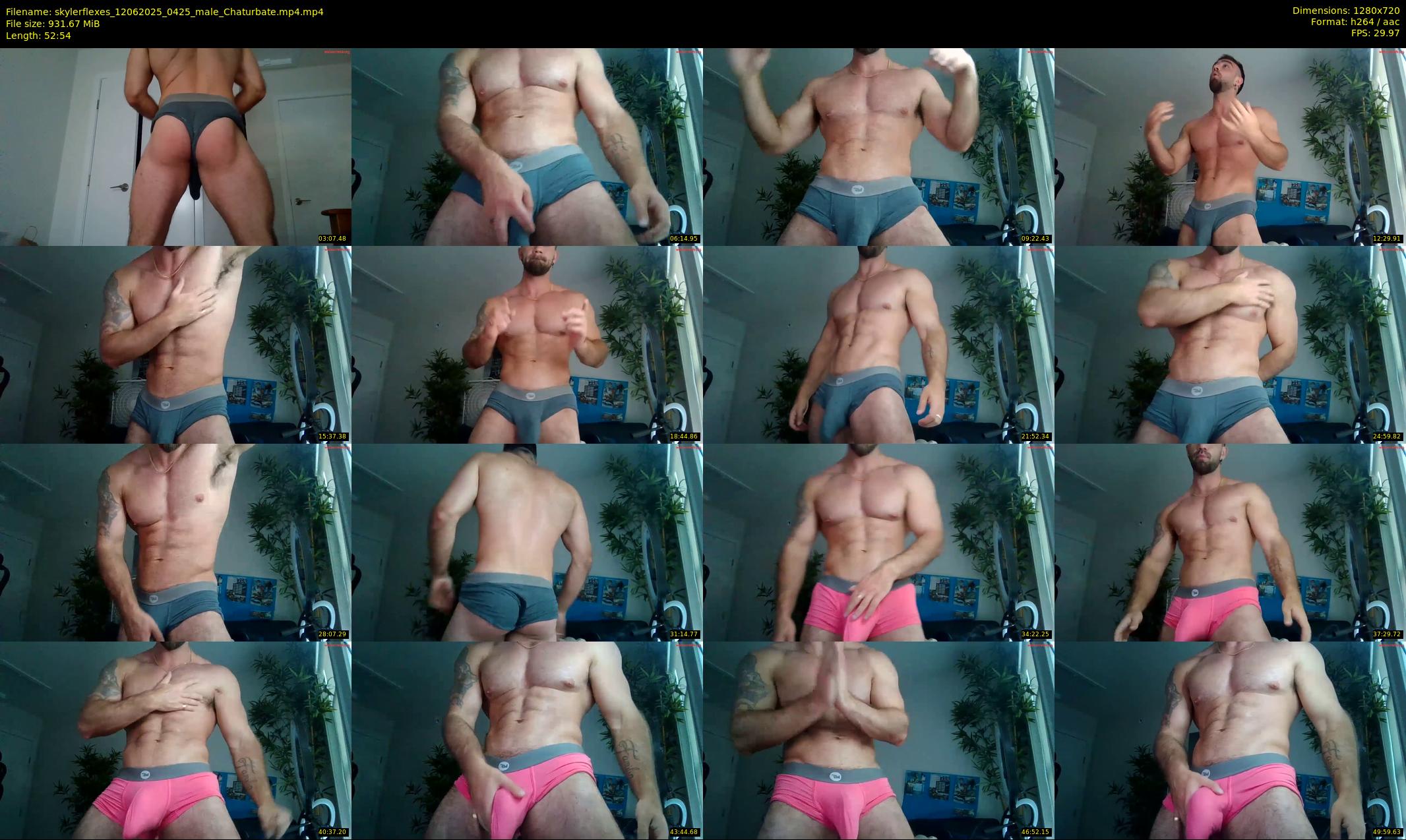 skylerflexes — 53 minute Chaturbate male cam show recording, 720p, Jun 12, 2025
