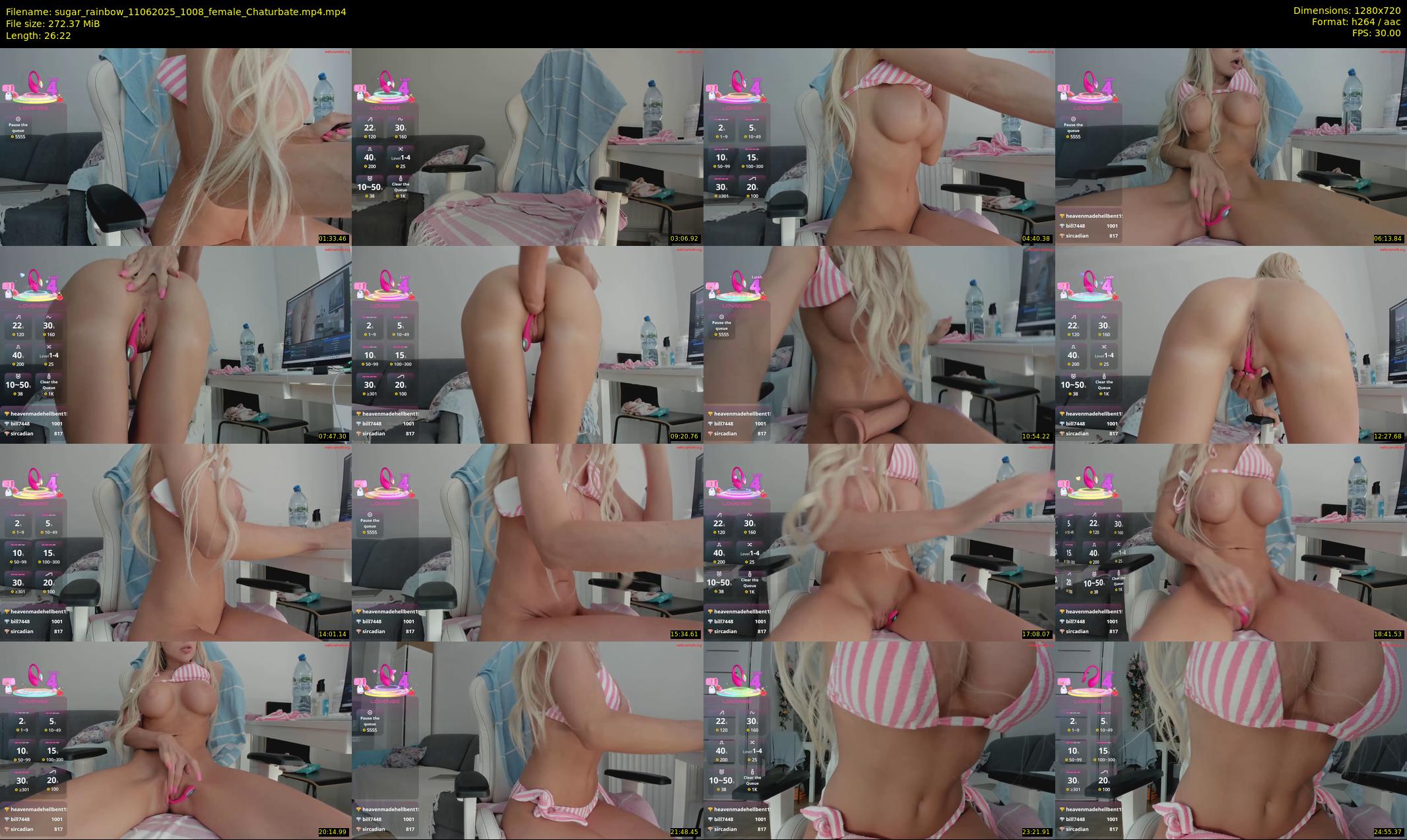 sugar_rainbow — 27 minute Chaturbate female cam show recording, 720p, Jun 11, 2025