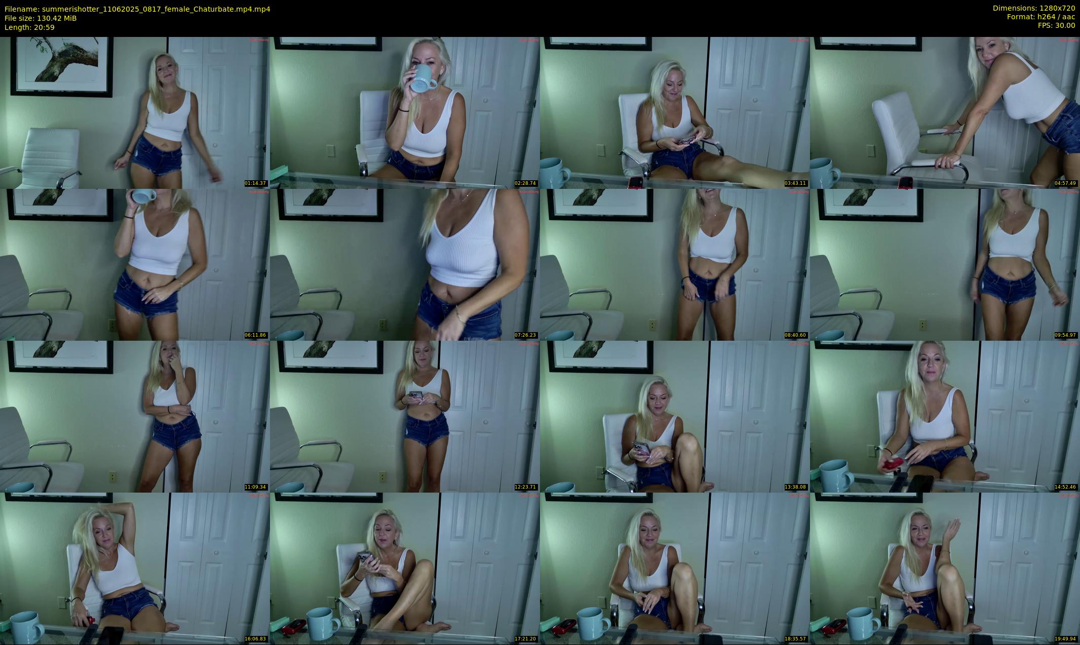 summerishotter — 21 minute Chaturbate female cam show recording, 720p, Jun 11, 2025