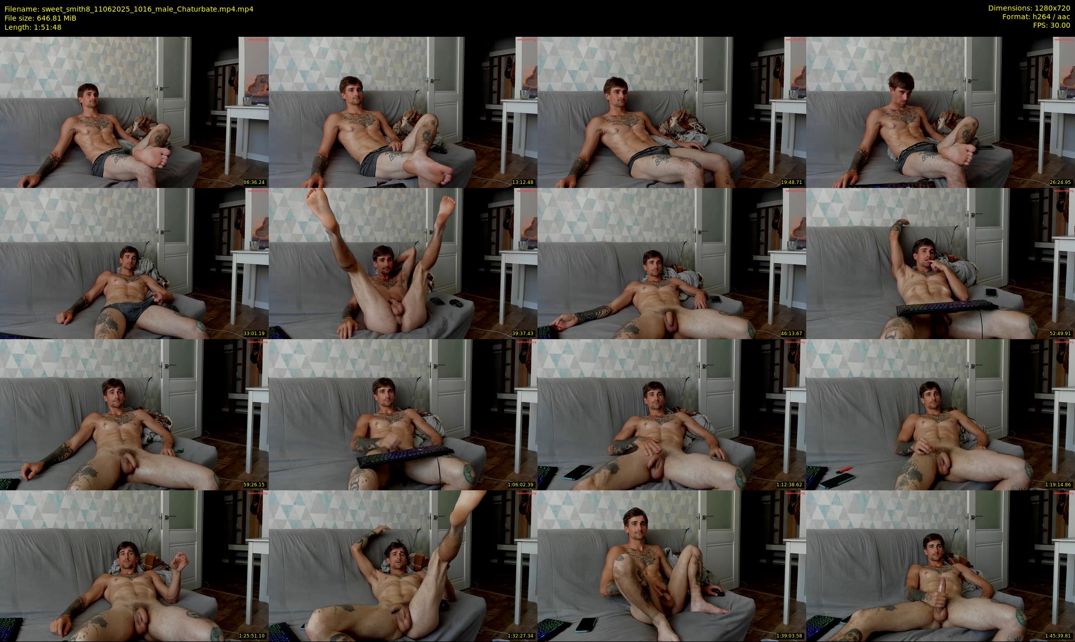 sweet_smith8 — 112 minute Chaturbate male cam show recording, 720p, Jun 11, 2025