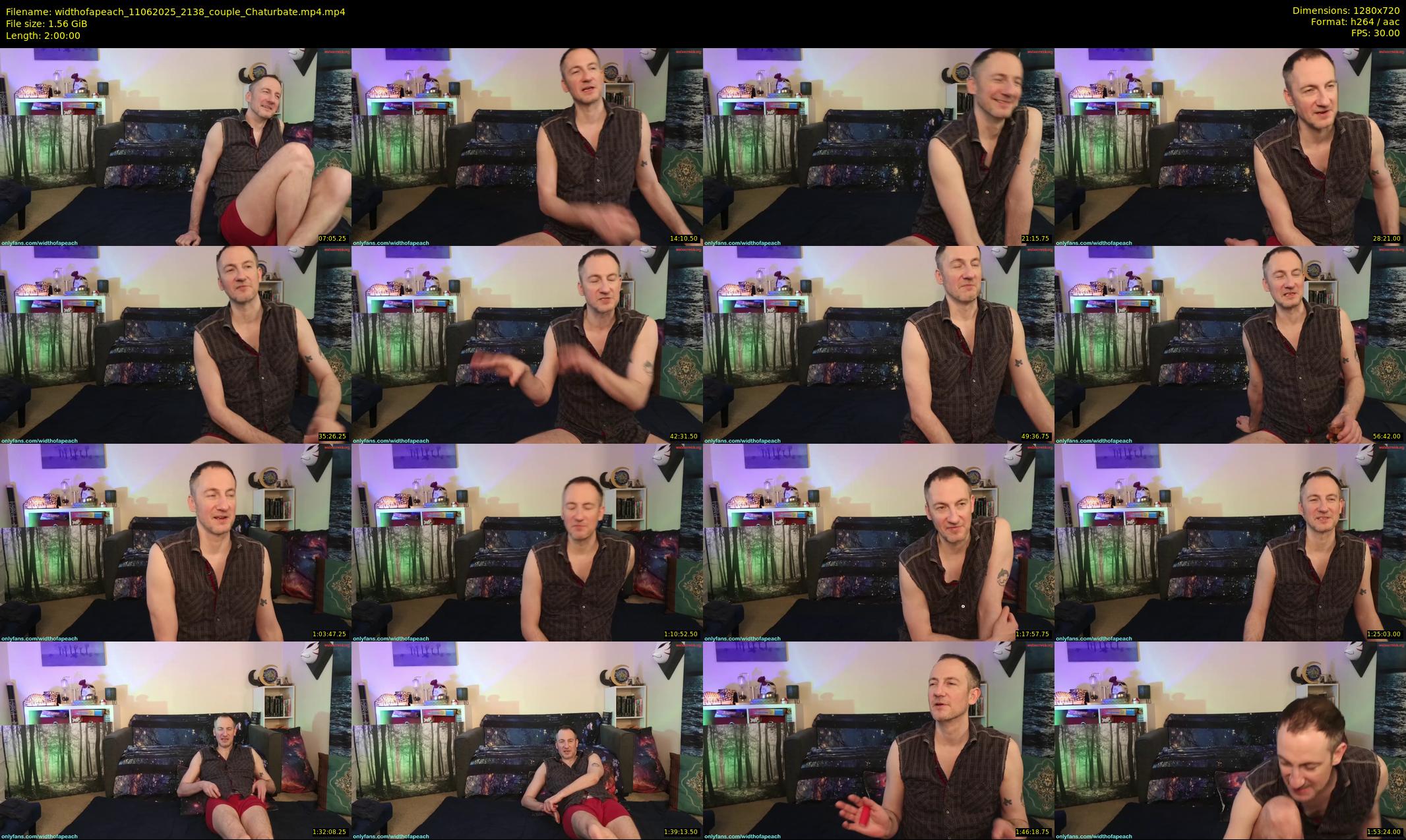 widthofapeach — 120 minute Chaturbate couple cam show recording, 720p, Jun 11, 2025