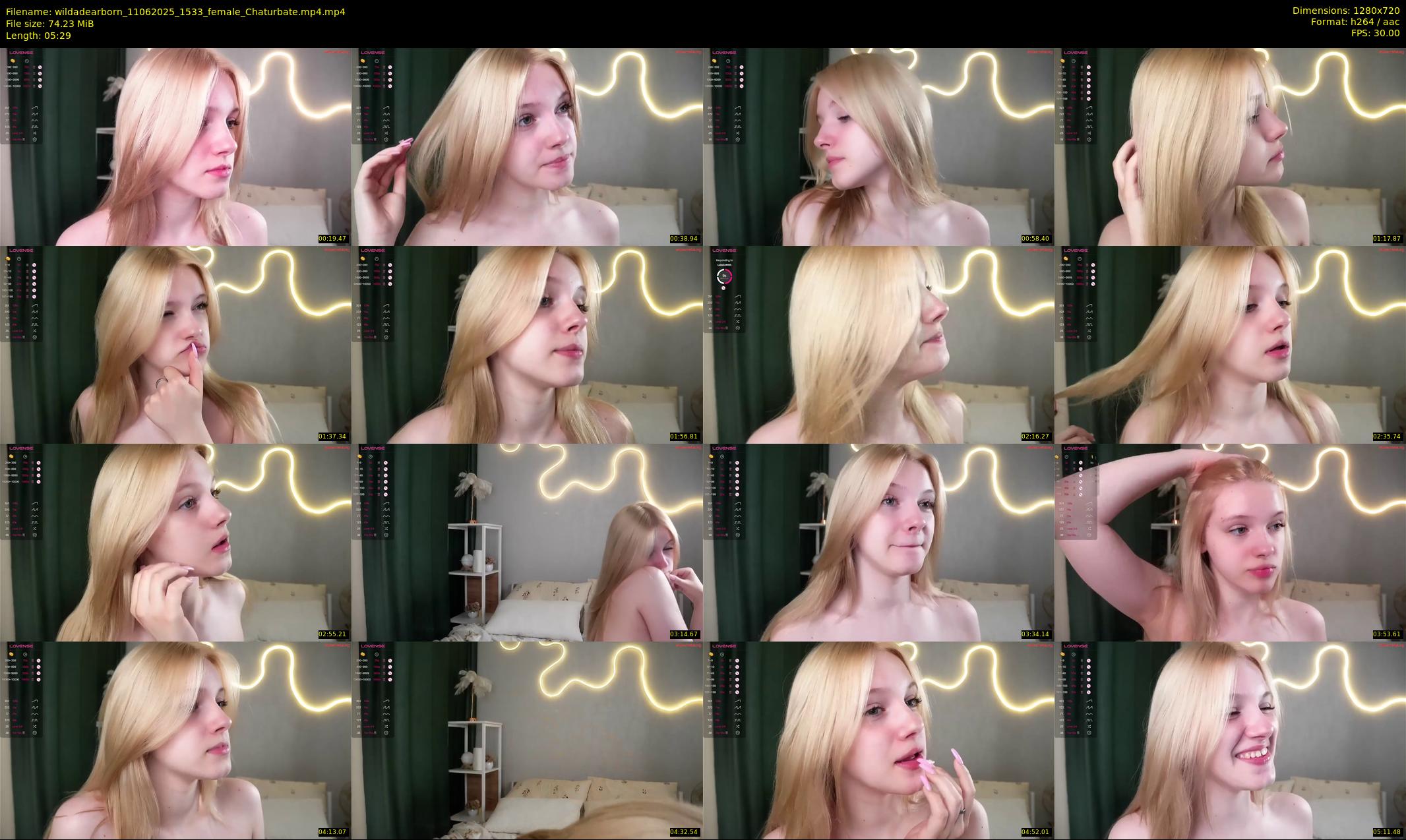 wildadearborn — 6 minute Chaturbate female cam show recording, 720p, Jun 11, 2025