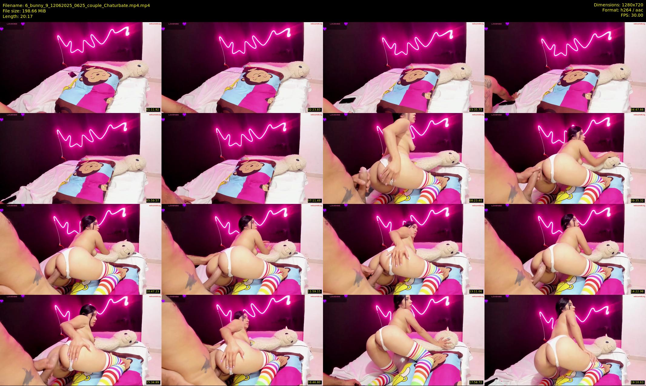 6_bunny_9 — 21 minute Chaturbate couple cam show recording, 720p, Jun 12, 2025