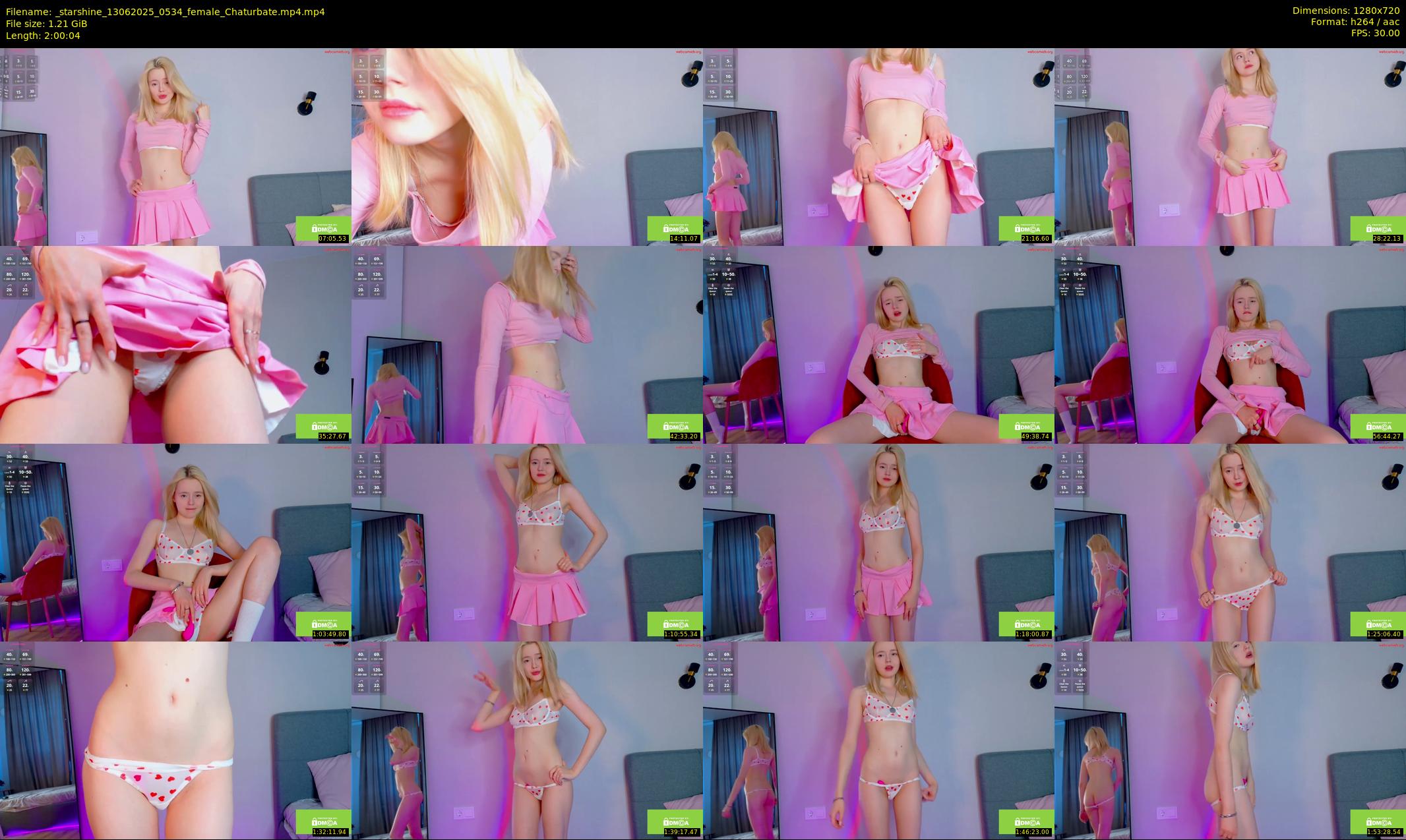 _starshine — 121 minute Chaturbate female cam show recording, 720p, Jun 13, 2025