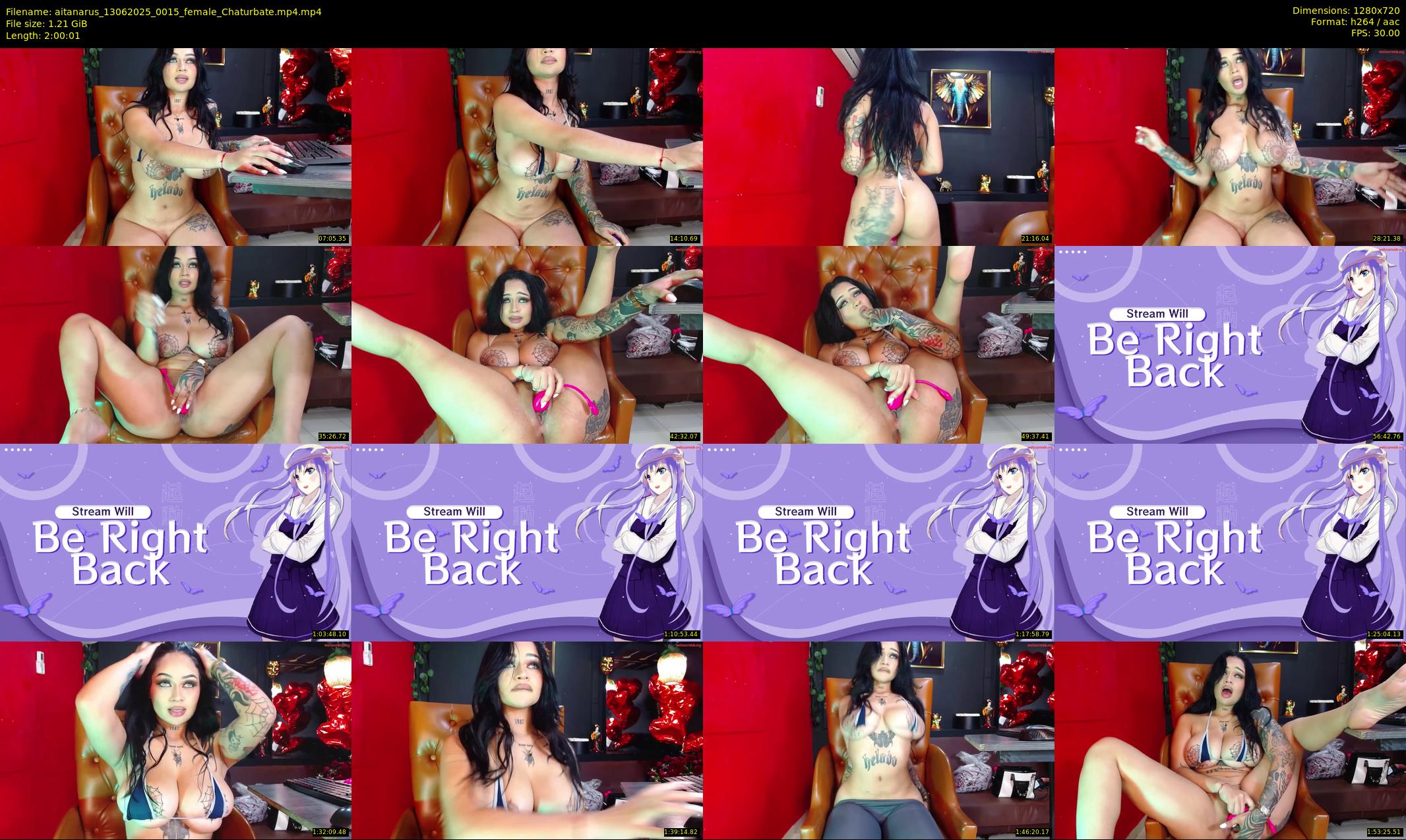 aitanarus — 121 minute Chaturbate female cam show recording, 720p, Jun 13, 2025