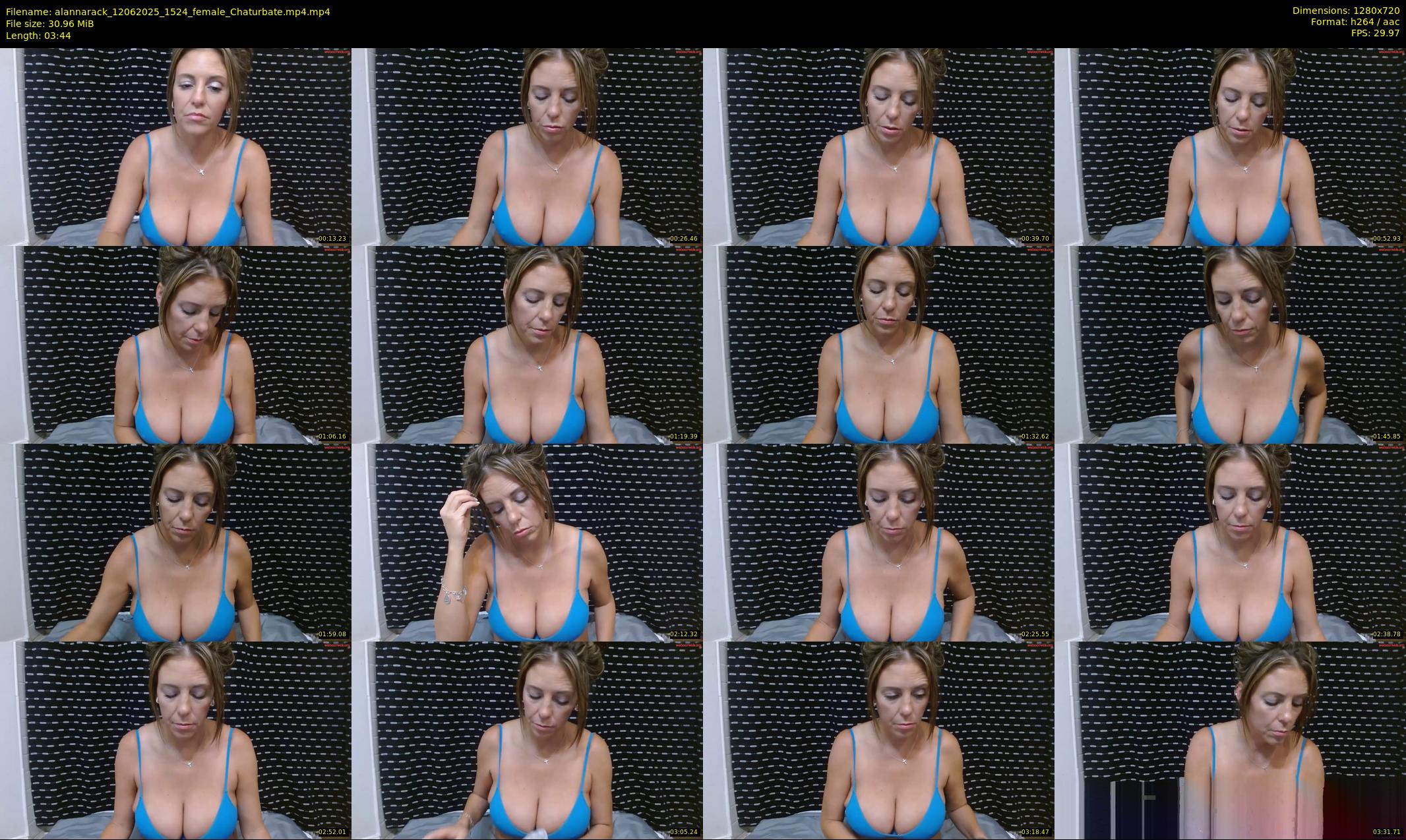 alannarack — 4 minute Chaturbate female cam show recording, 720p, Jun 12, 2025