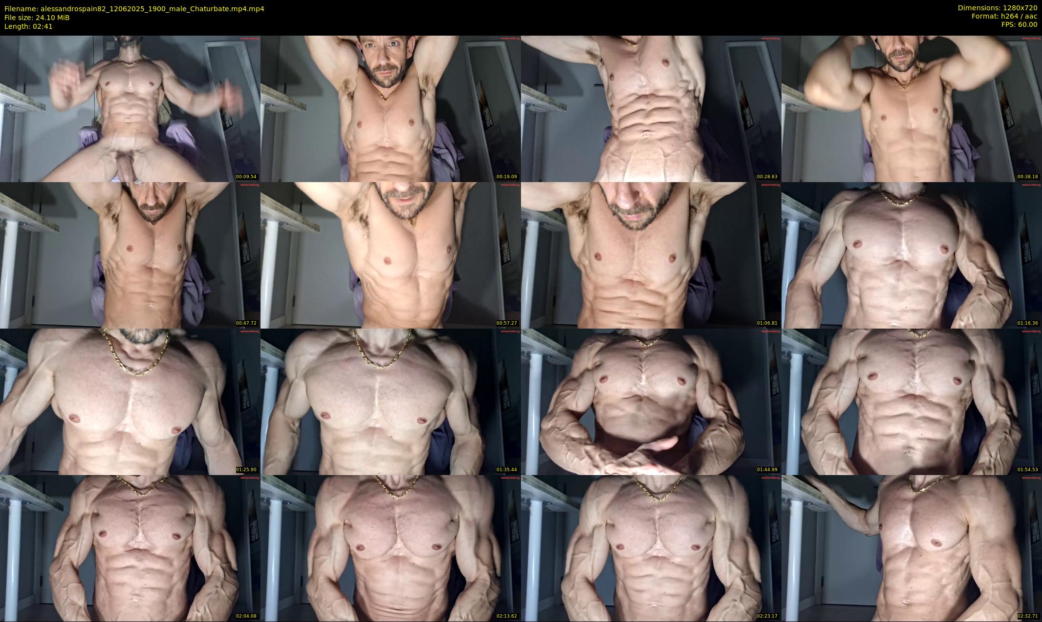 alessandrospain82 — 3 minute Chaturbate male cam show recording, 720p, Jun 12, 2025