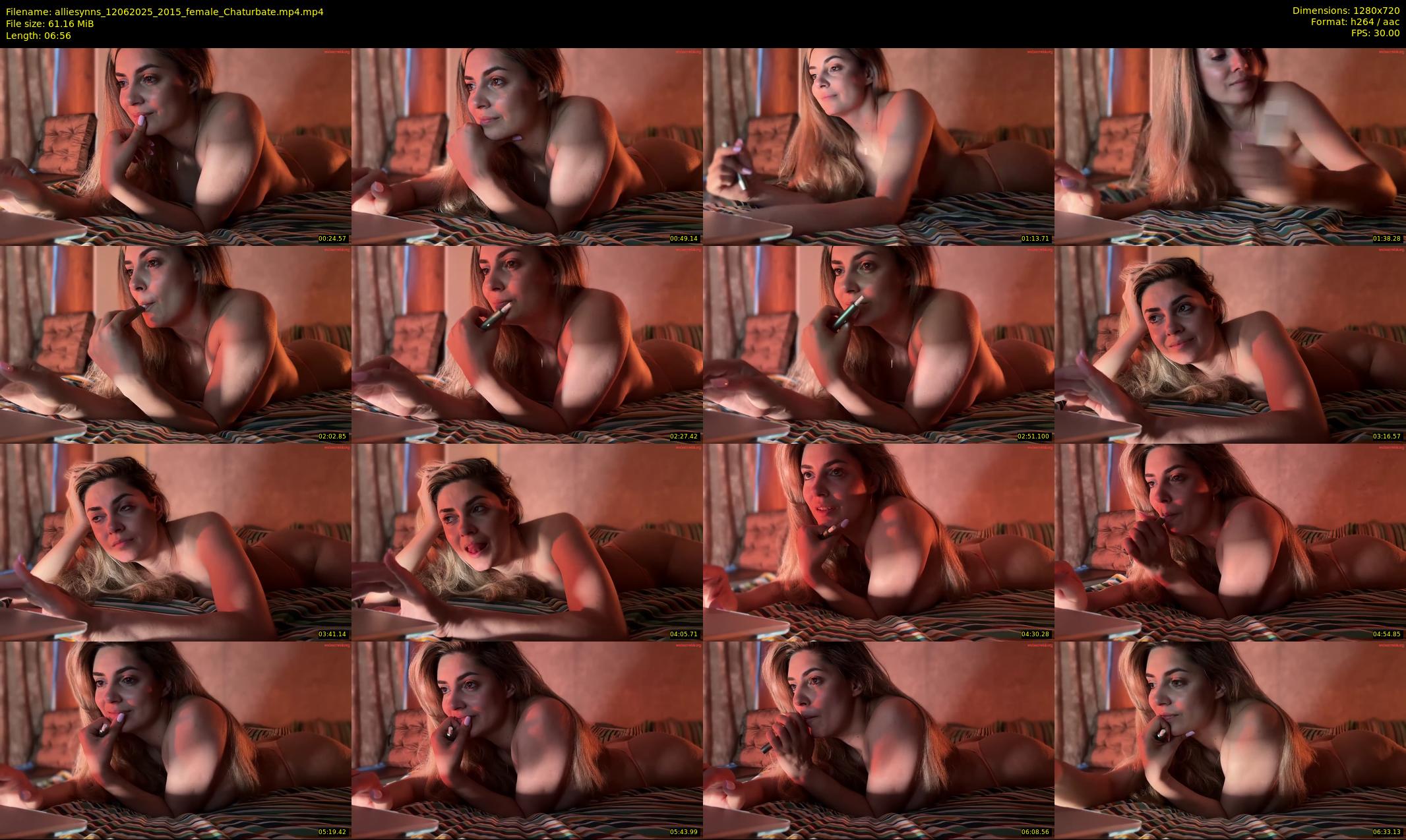 alliesynns — 7 minute Chaturbate female cam show recording, 720p, Jun 12, 2025
