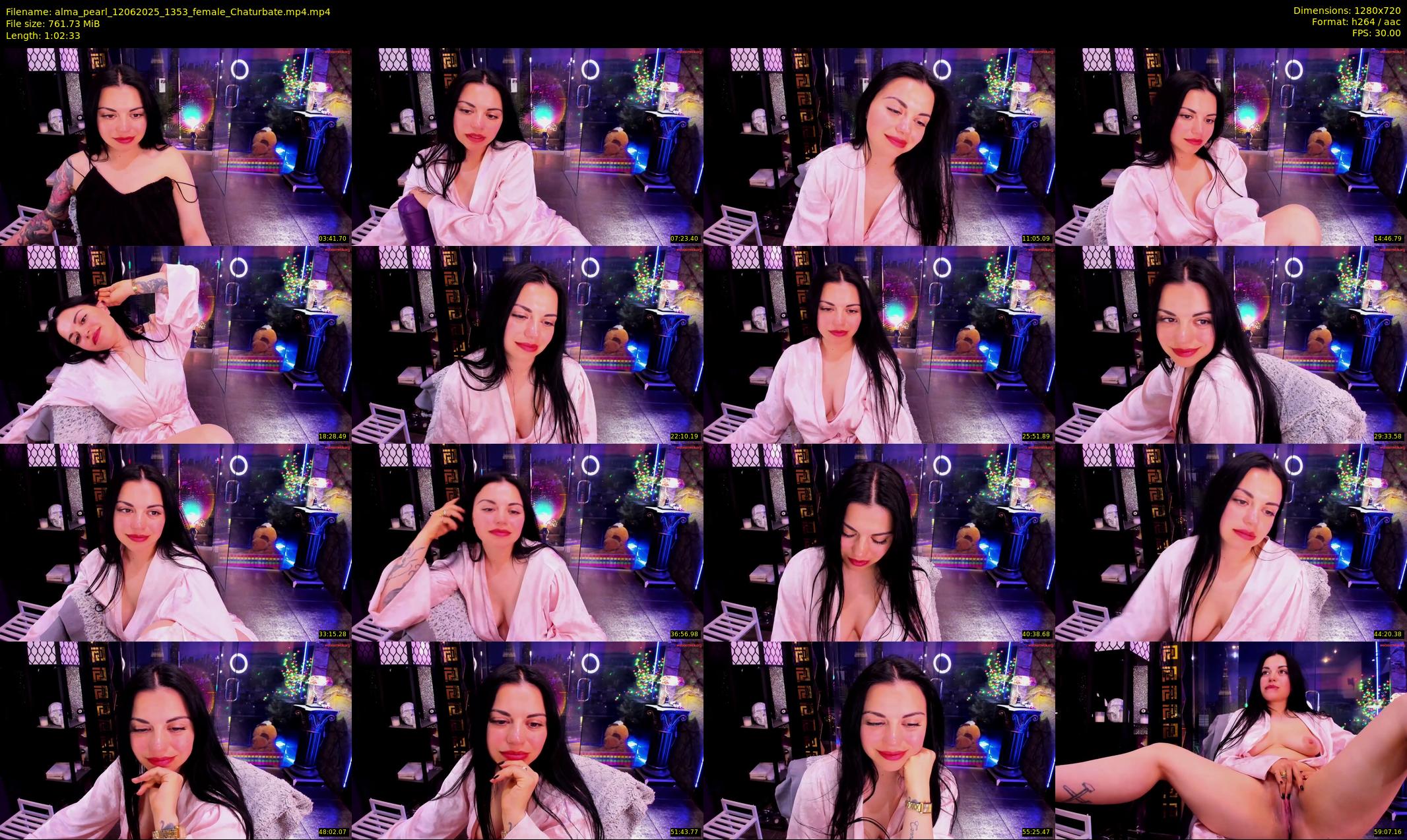 alma_pearl — 63 minute Chaturbate female cam show recording, 720p, Jun 12, 2025
