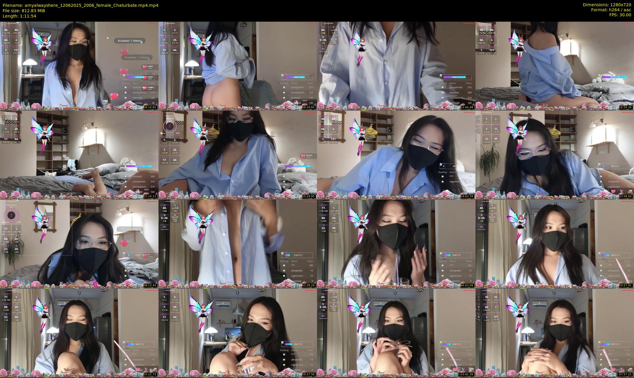 amyalwayshere — 72 minute Chaturbate female cam show recording, 720p, Jun 12, 2025