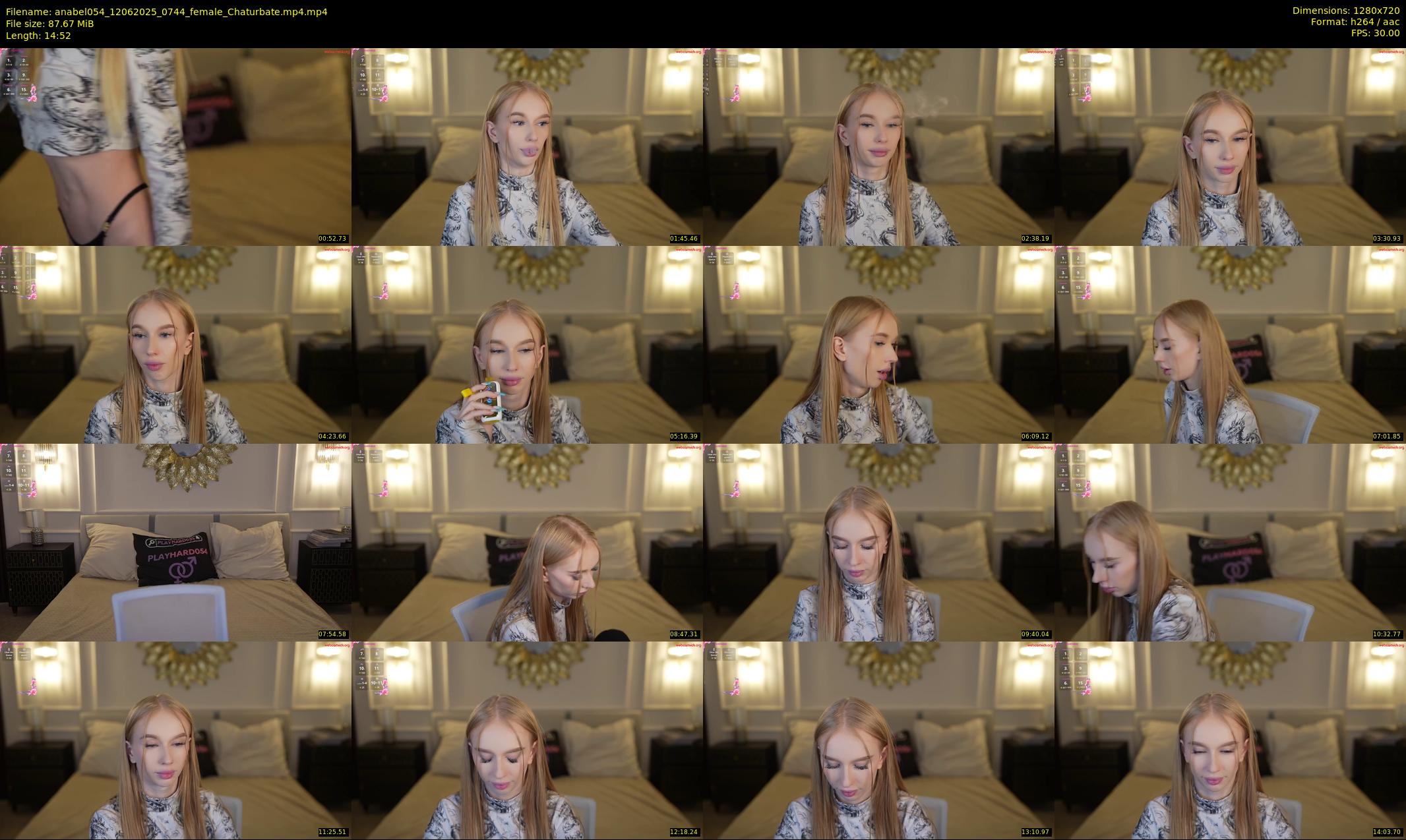 anabel054 — 15 minute Chaturbate female cam show recording, 720p, Jun 12, 2025