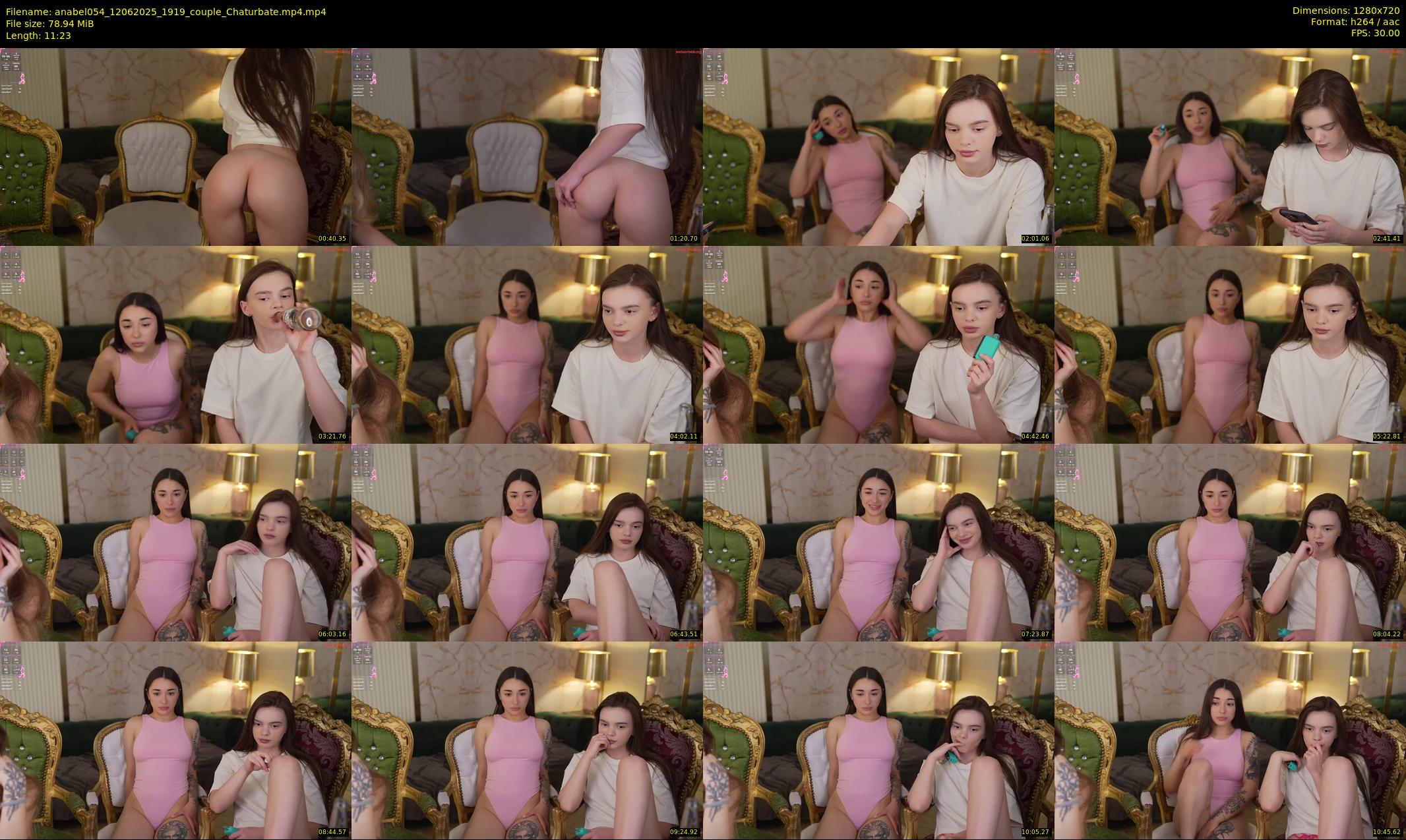 anabel054 — 12 minute Chaturbate female cam show recording, 720p, Jun 12, 2025